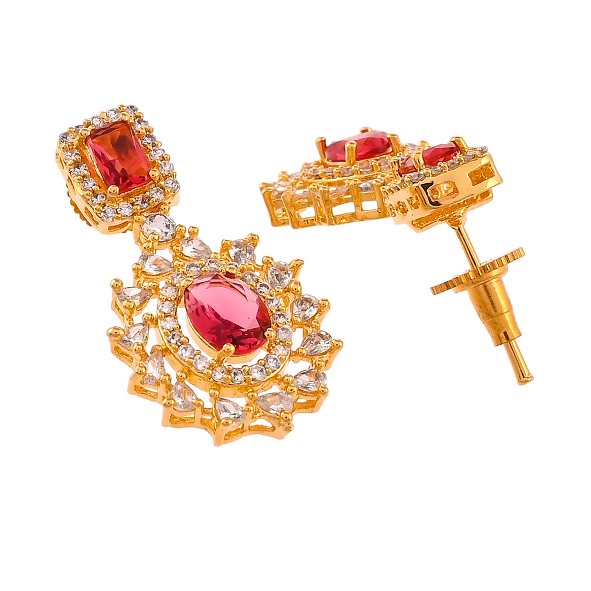 Sparkling Elegance Teardrop Cut Jewellery Set - Image 5