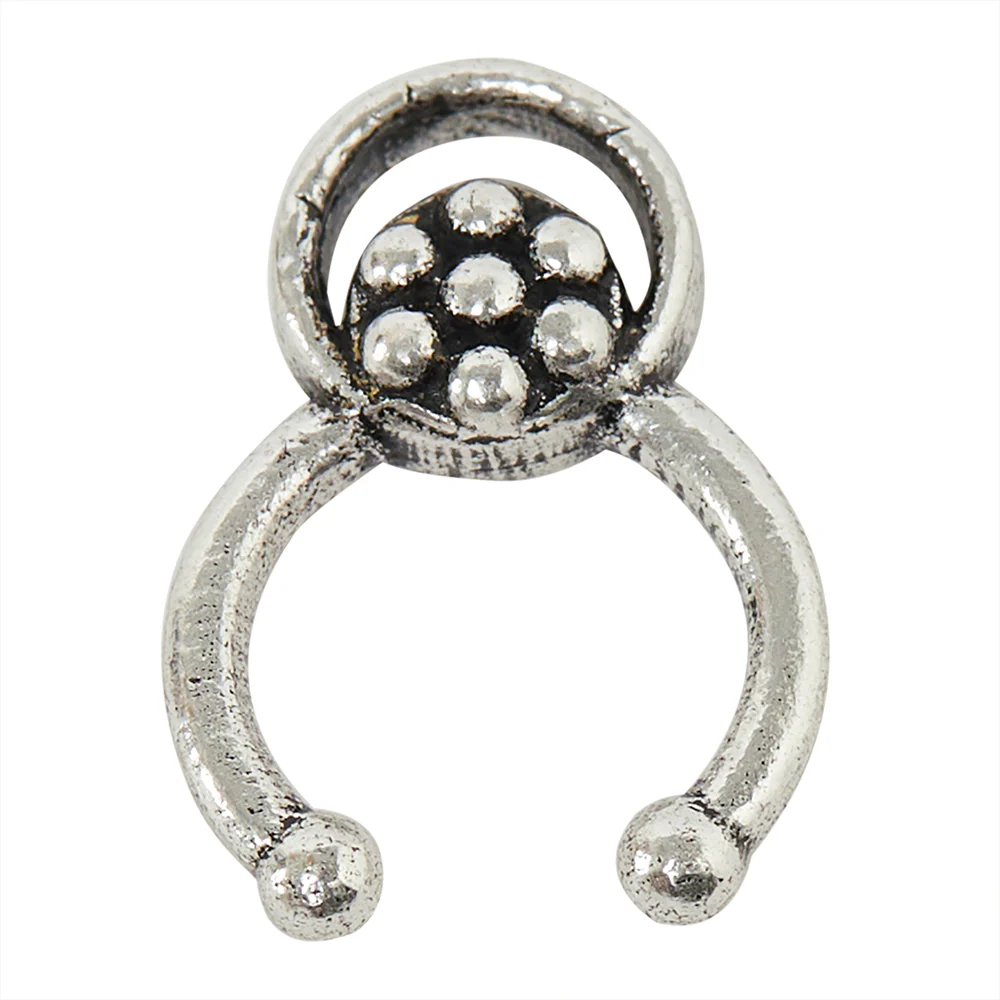 Floral Motif Nose Ring - Image 4
