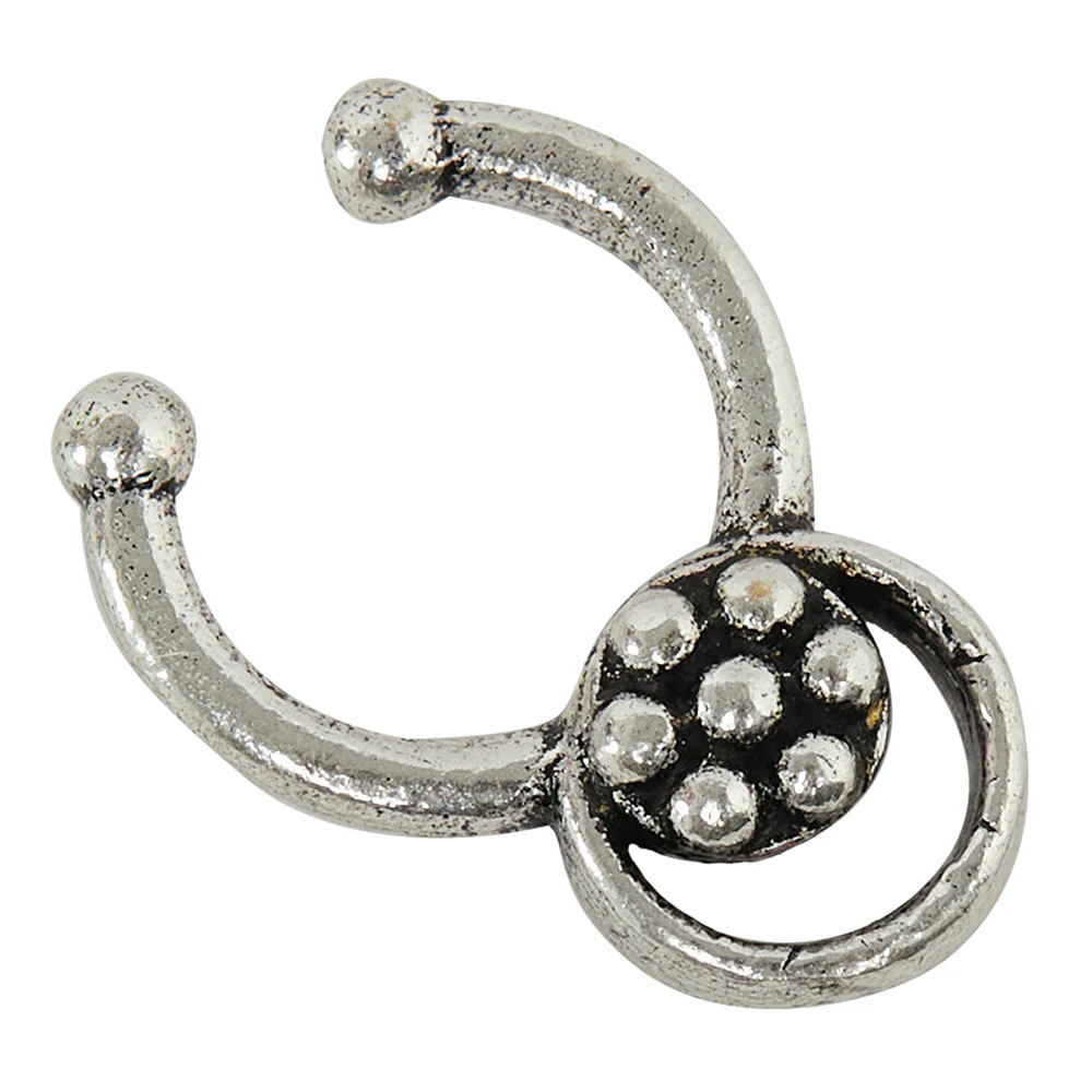 Floral Motif Nose Ring - Image 5