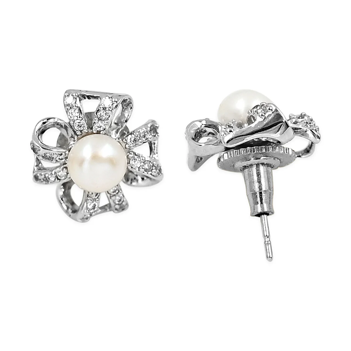 Floral Pearl Pendant Set - Image 3