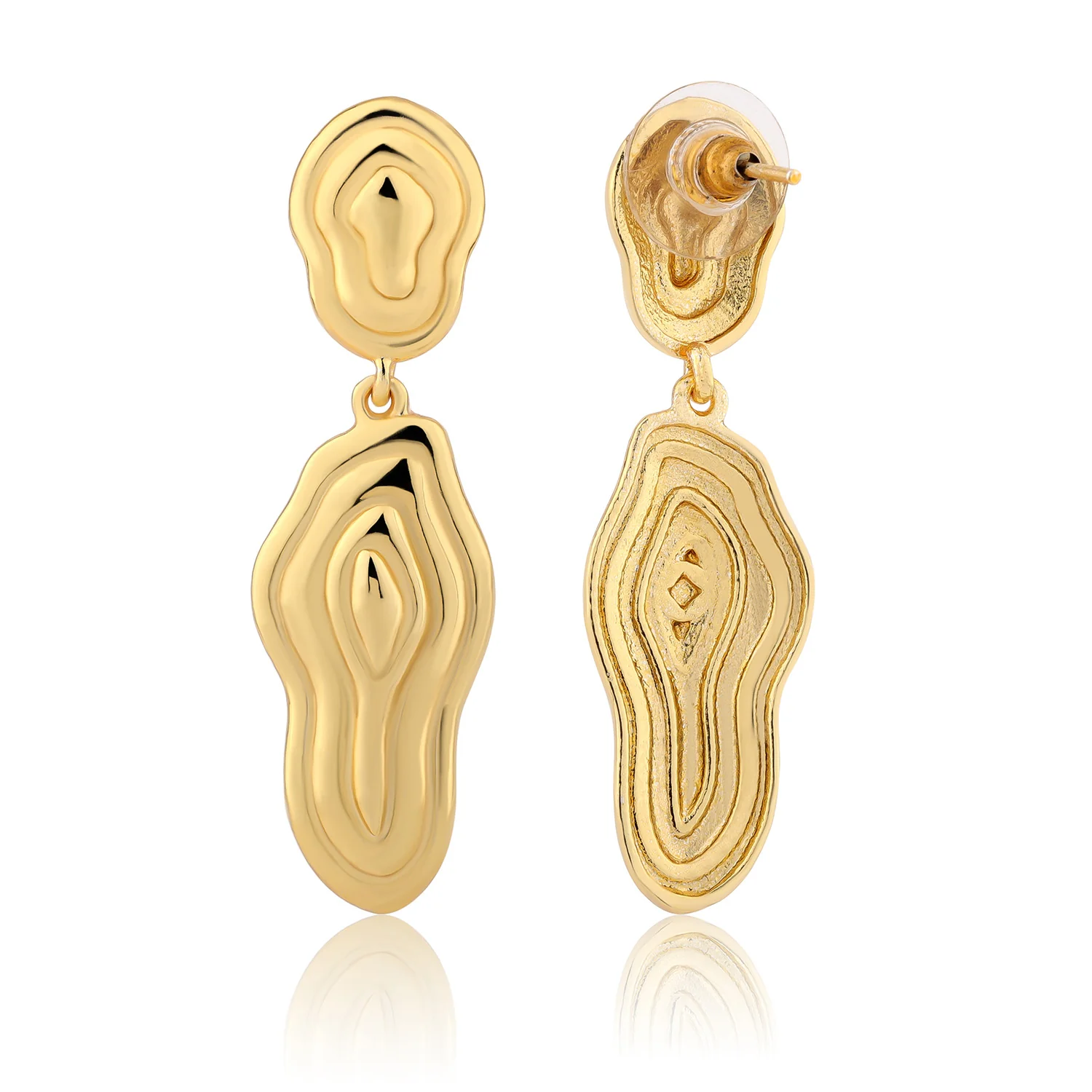 Flow Tide Coral Drift Dangle Earrings - Image 6