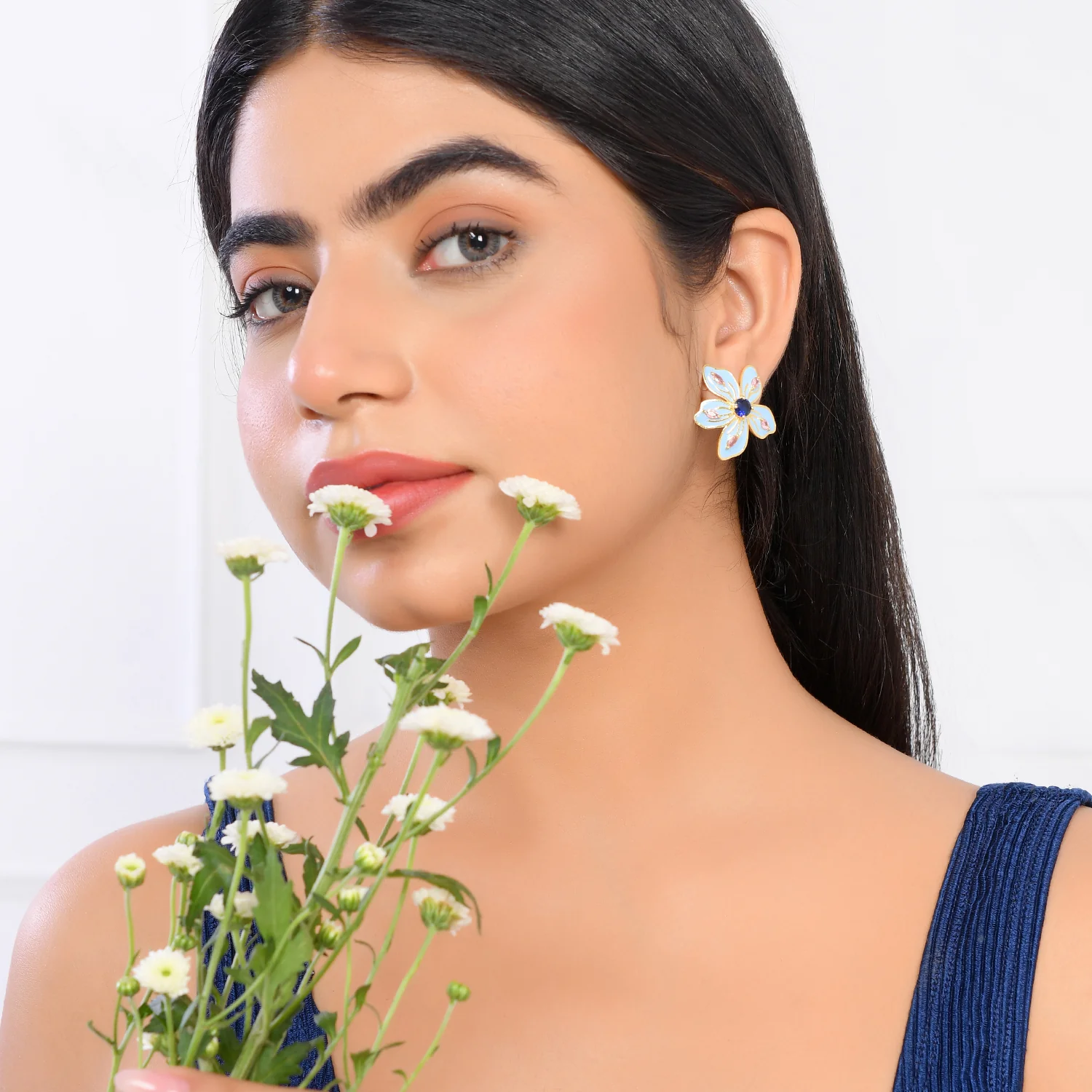 Flower Fantasy Azure Spring Blossom Studs - Image 2