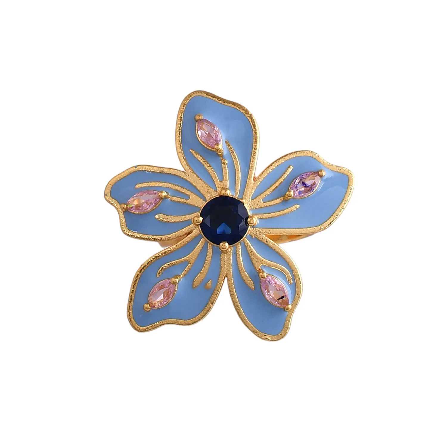 Flower Fantasy Azure Spring Blossom Ring - Image 4