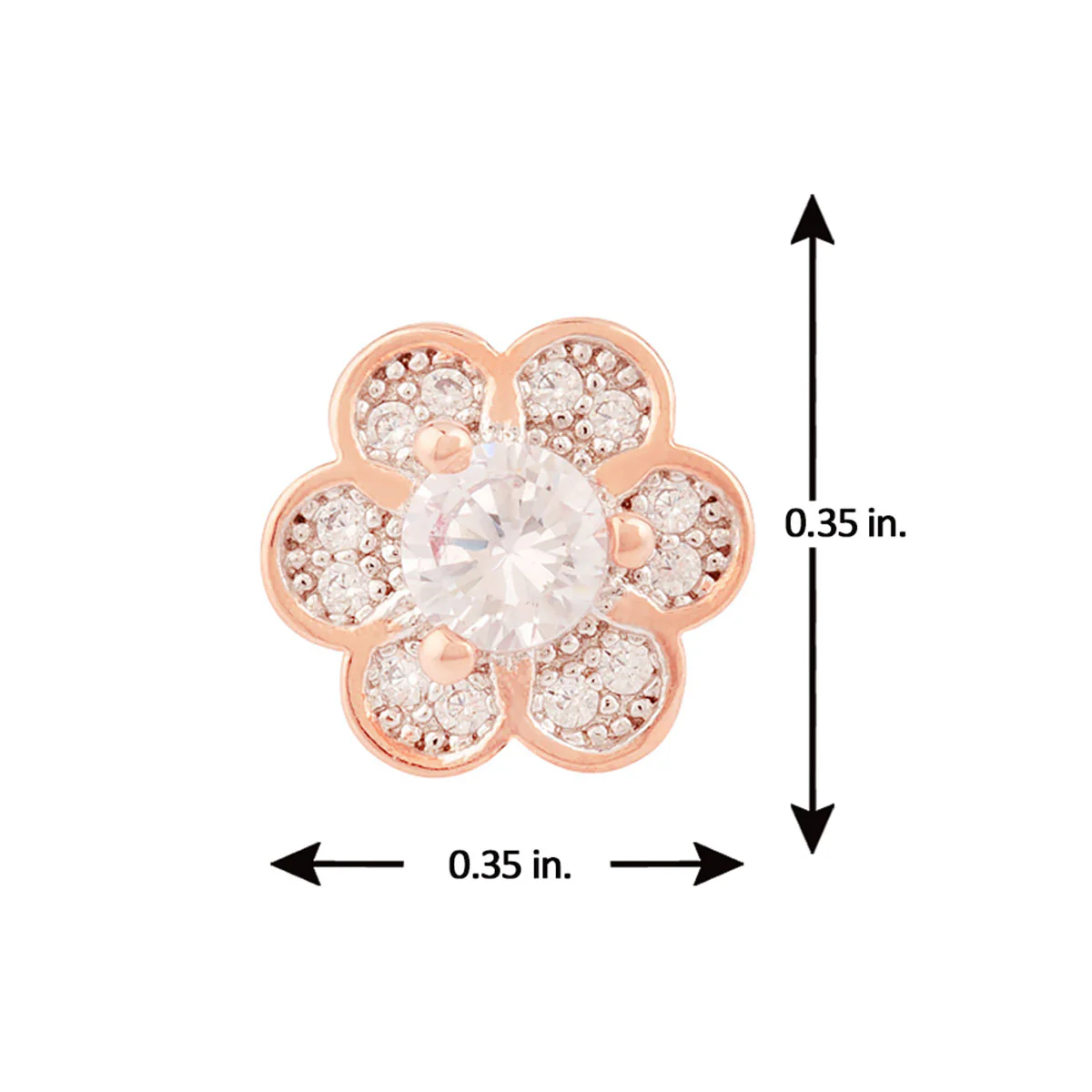 Flower Stud Style Earrings - Image 5