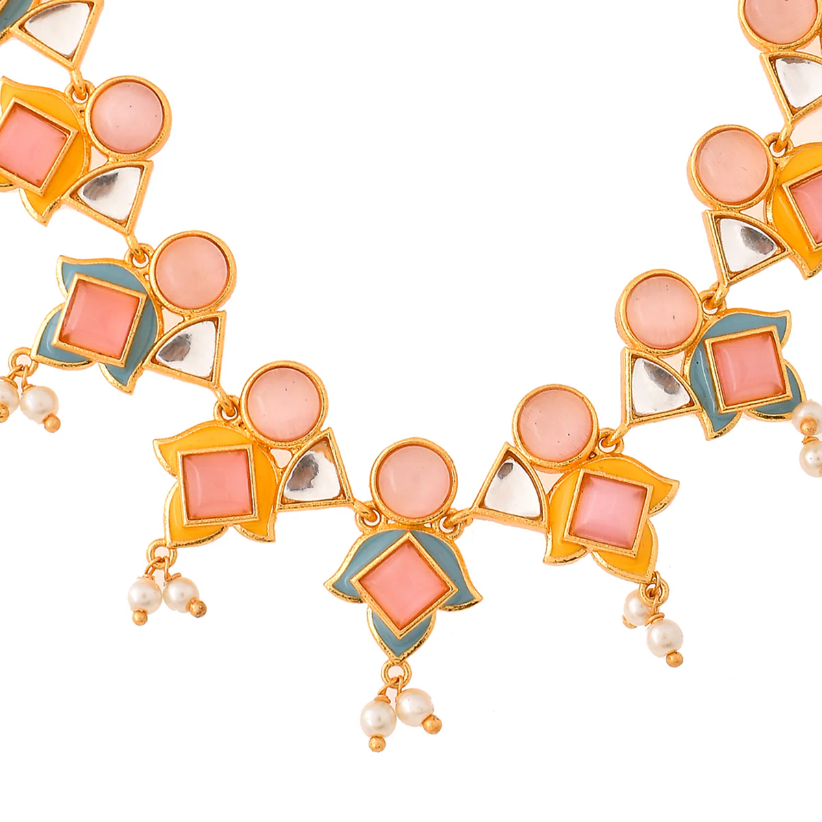 Forever More Gold Plated Women Necklace Set - Image 4
