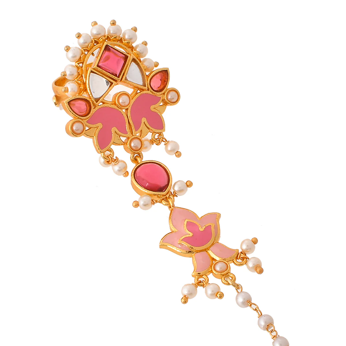 Forever More Pink Lotus Shaped Hath Phool - Image 6