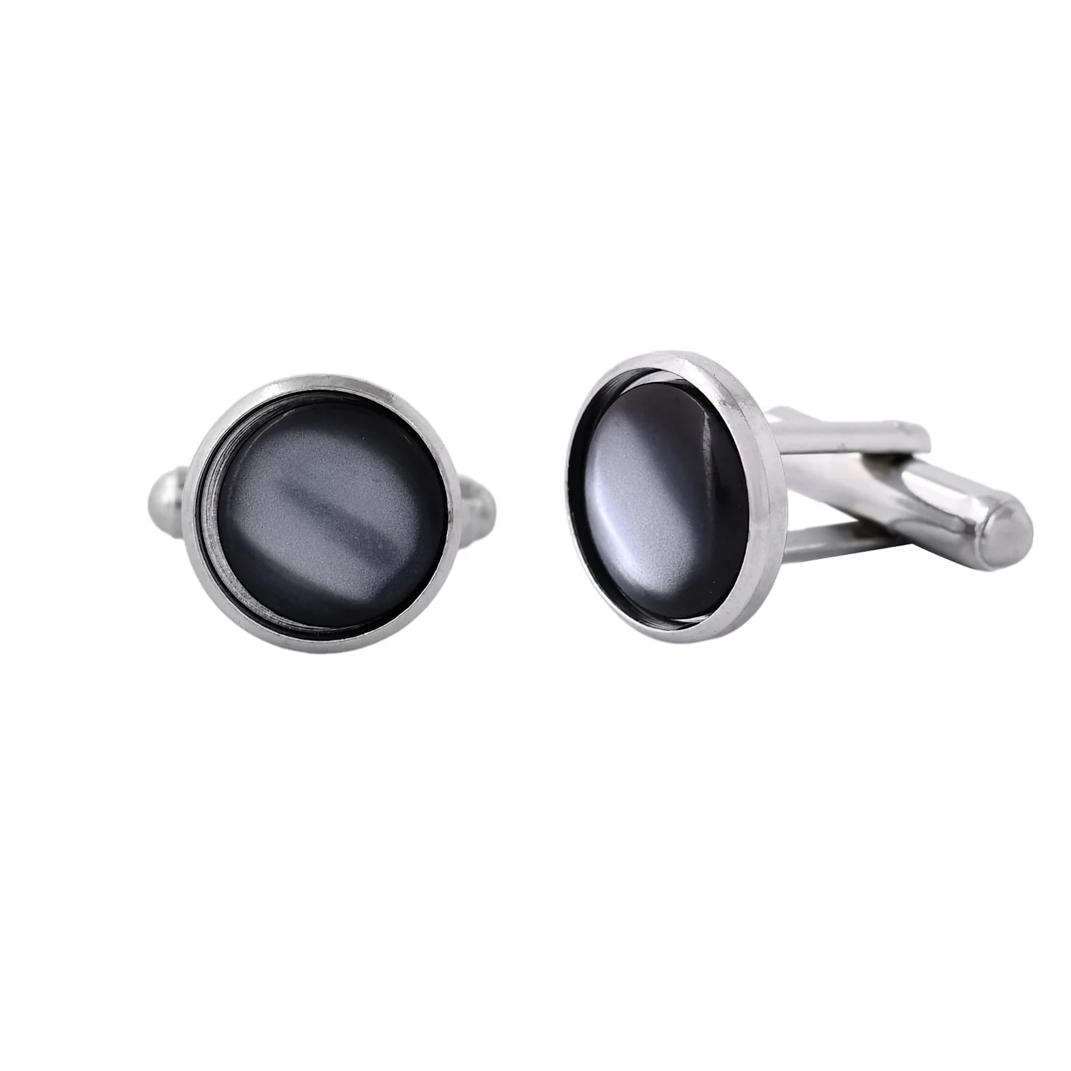 Formal Finesse Grey Tie and Cufflink Set - Image 4