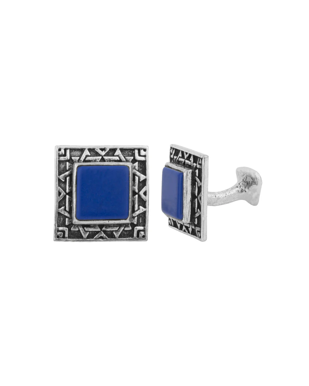 Framed Sapphire Milestone Cufflinks - Image 2
