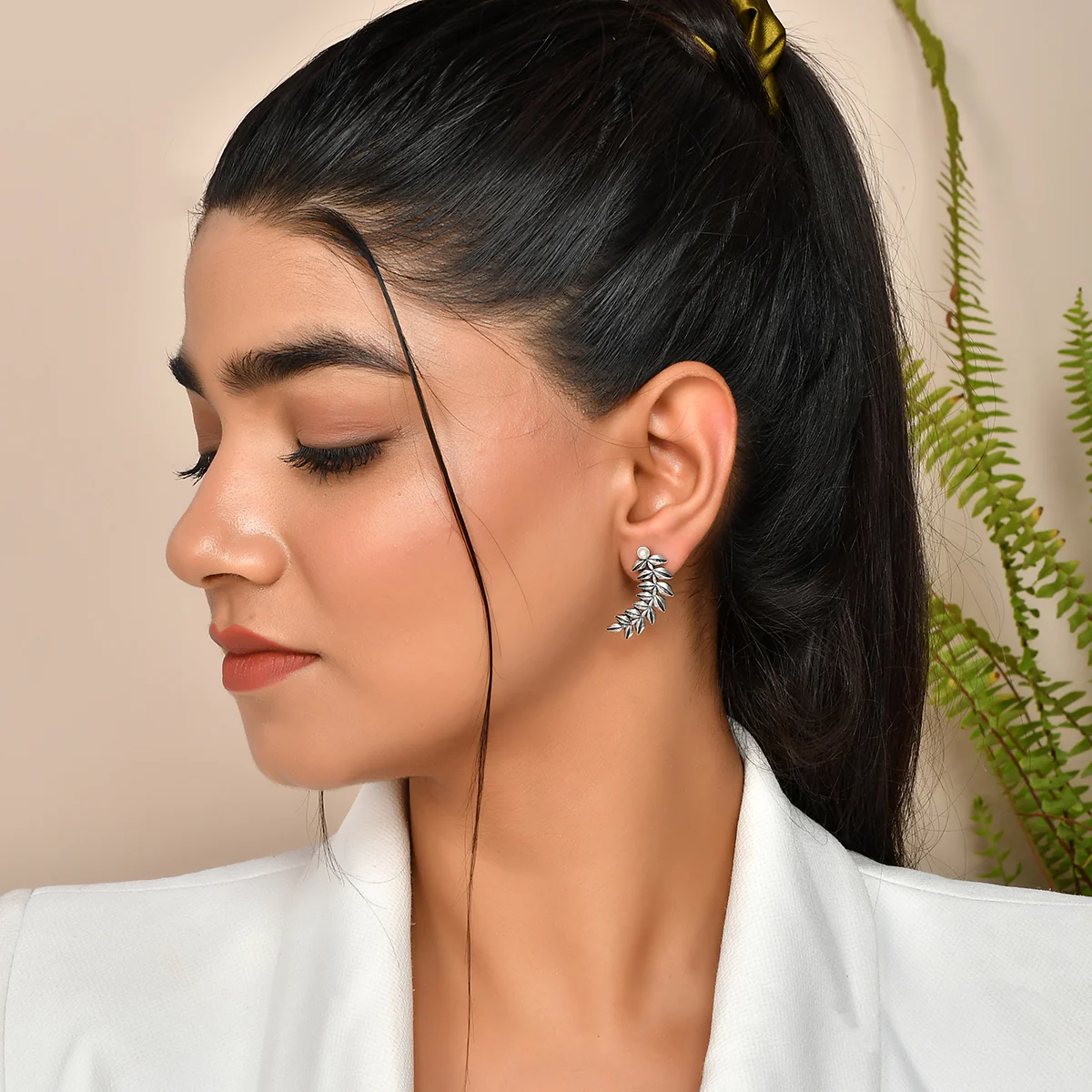 Fresh Fern Bella Drop Earrings