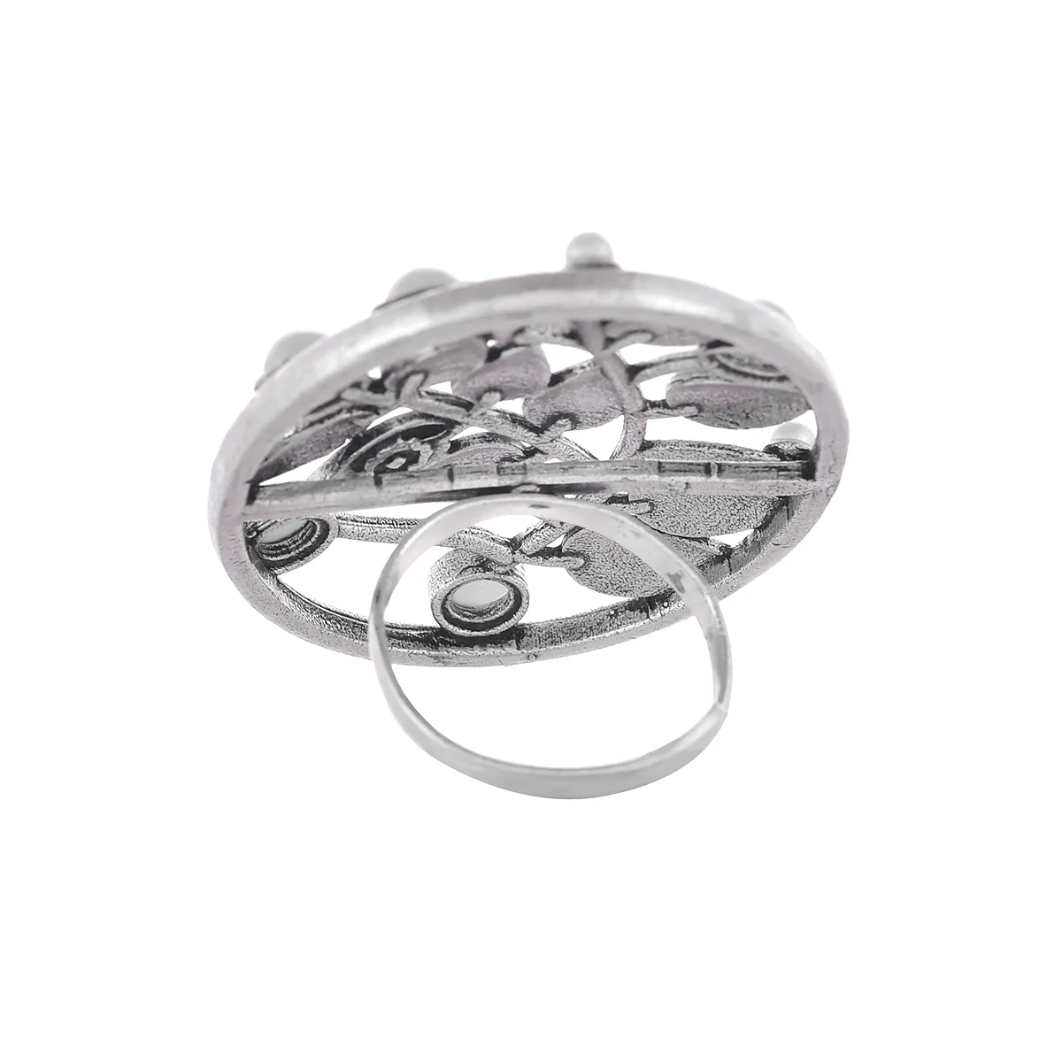 Fresh Fern Chloe Statement Ring - Image 5