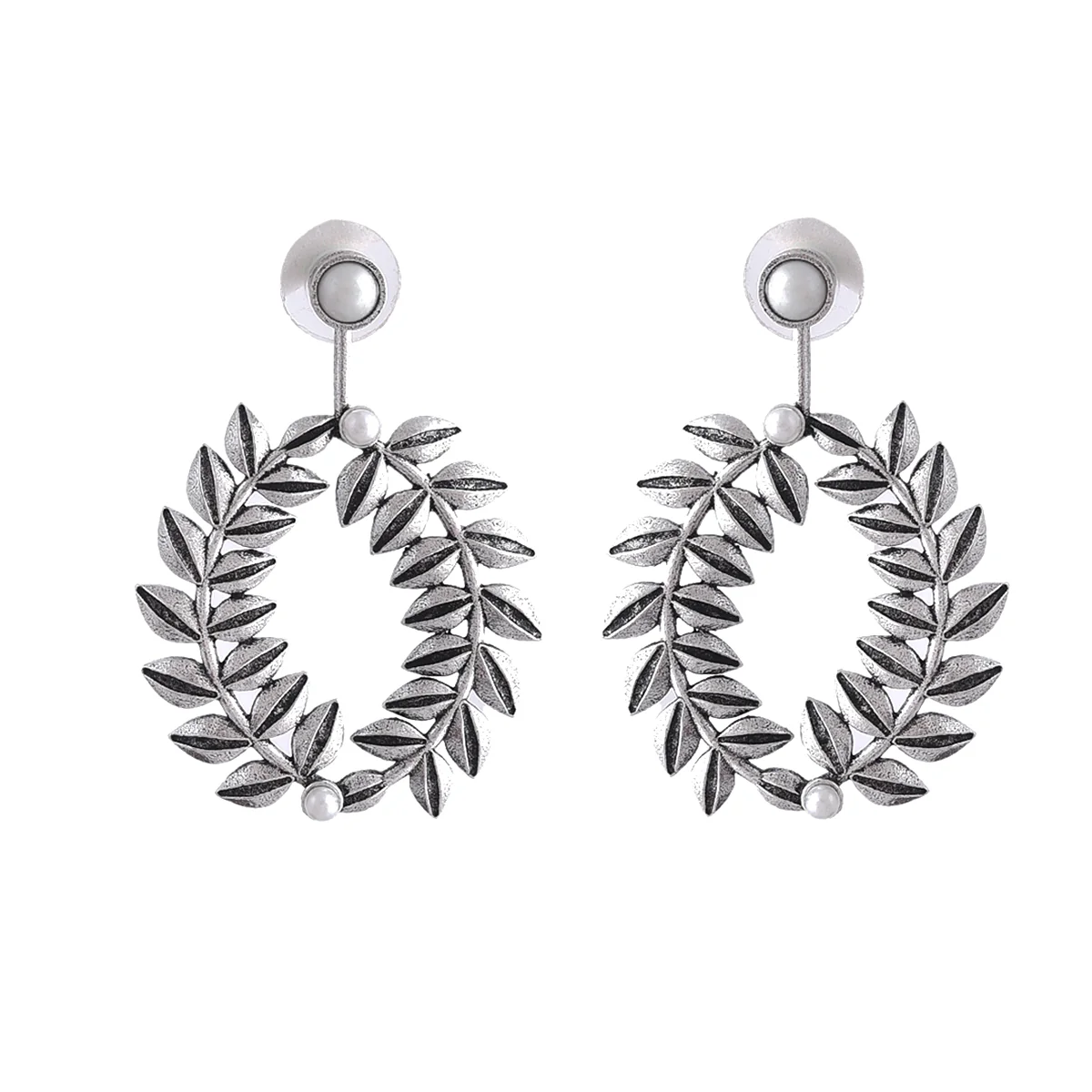 Fresh Fern Vine Drop Earrings - Image 3