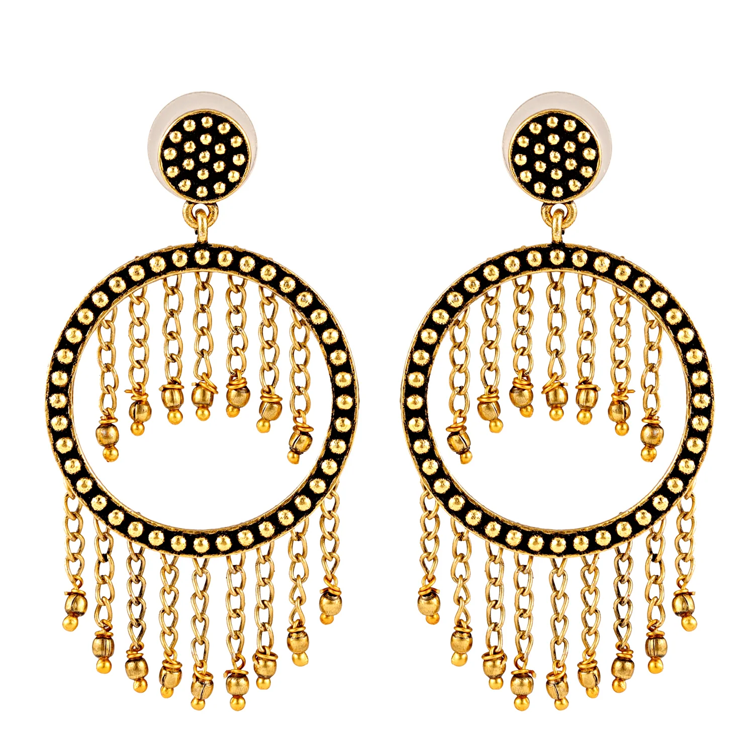 Fringes Classic Dangler Earrings - Image 4