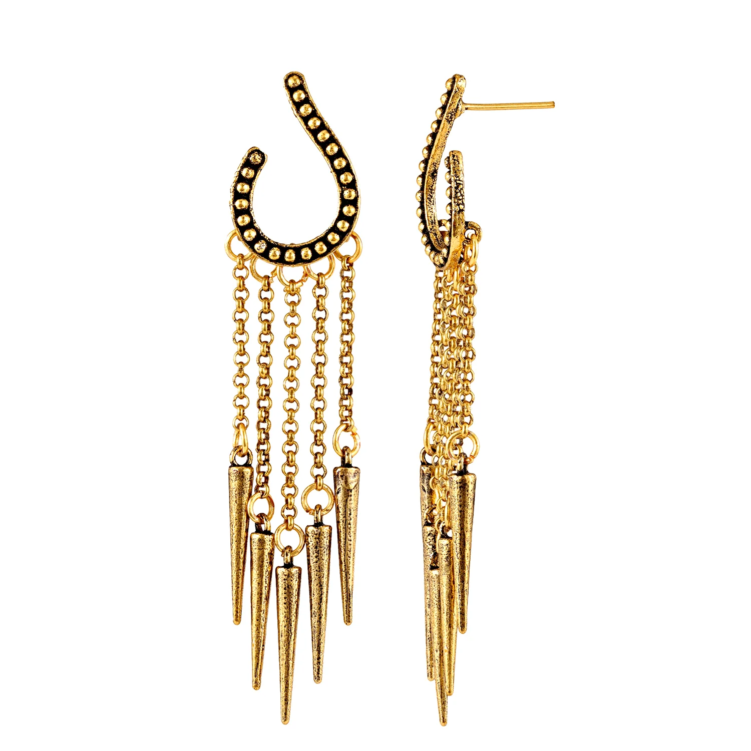 Fringes Dazzle In Fringe Earrings - Image 5