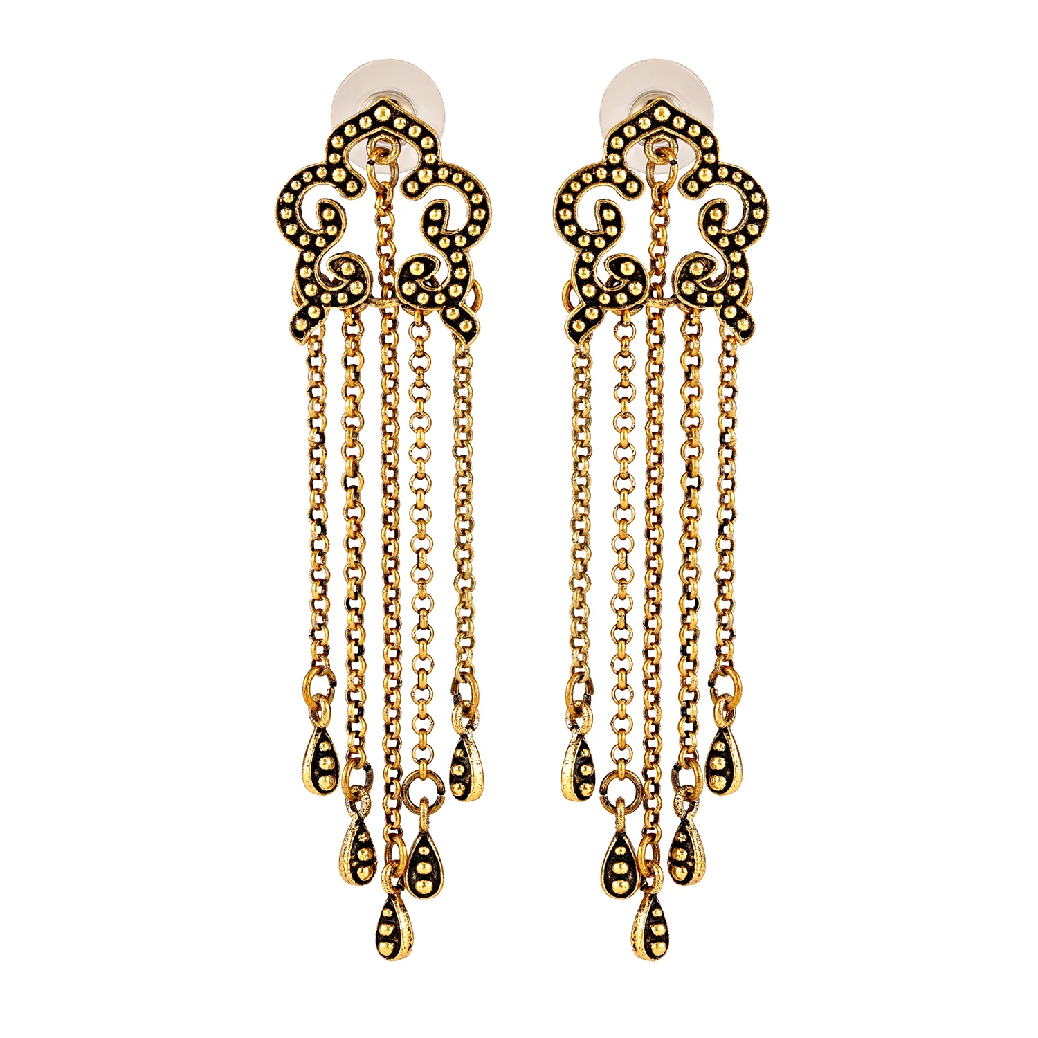 Fringes Sway In Fringe Earrings - Image 4