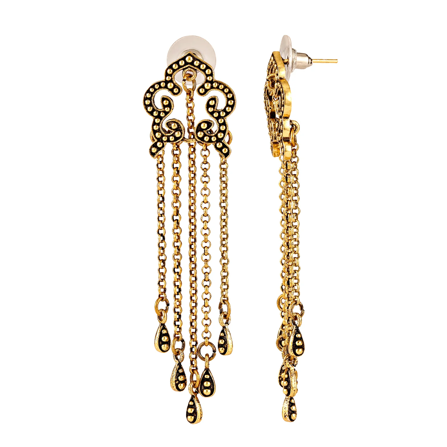 Fringes Sway In Fringe Earrings - Image 5