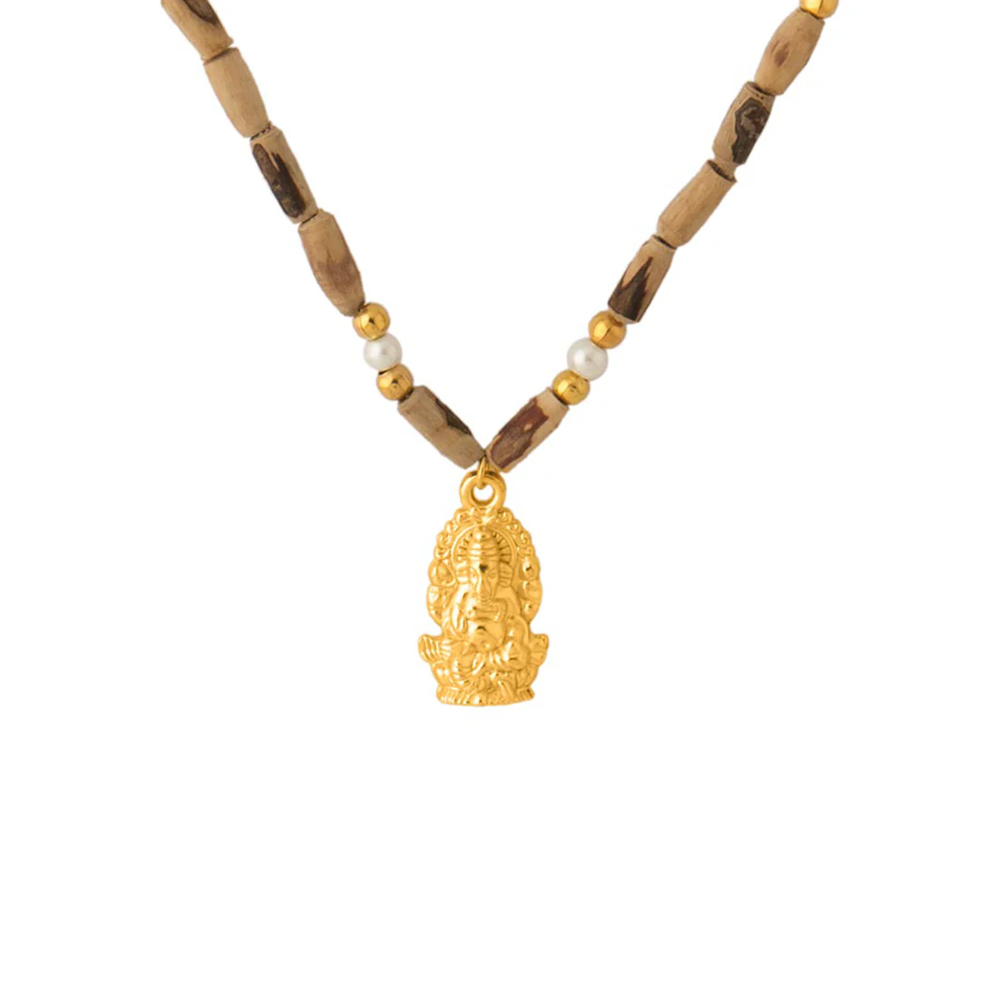 Ganesh Pendent With Tulsi Chain - Image 3