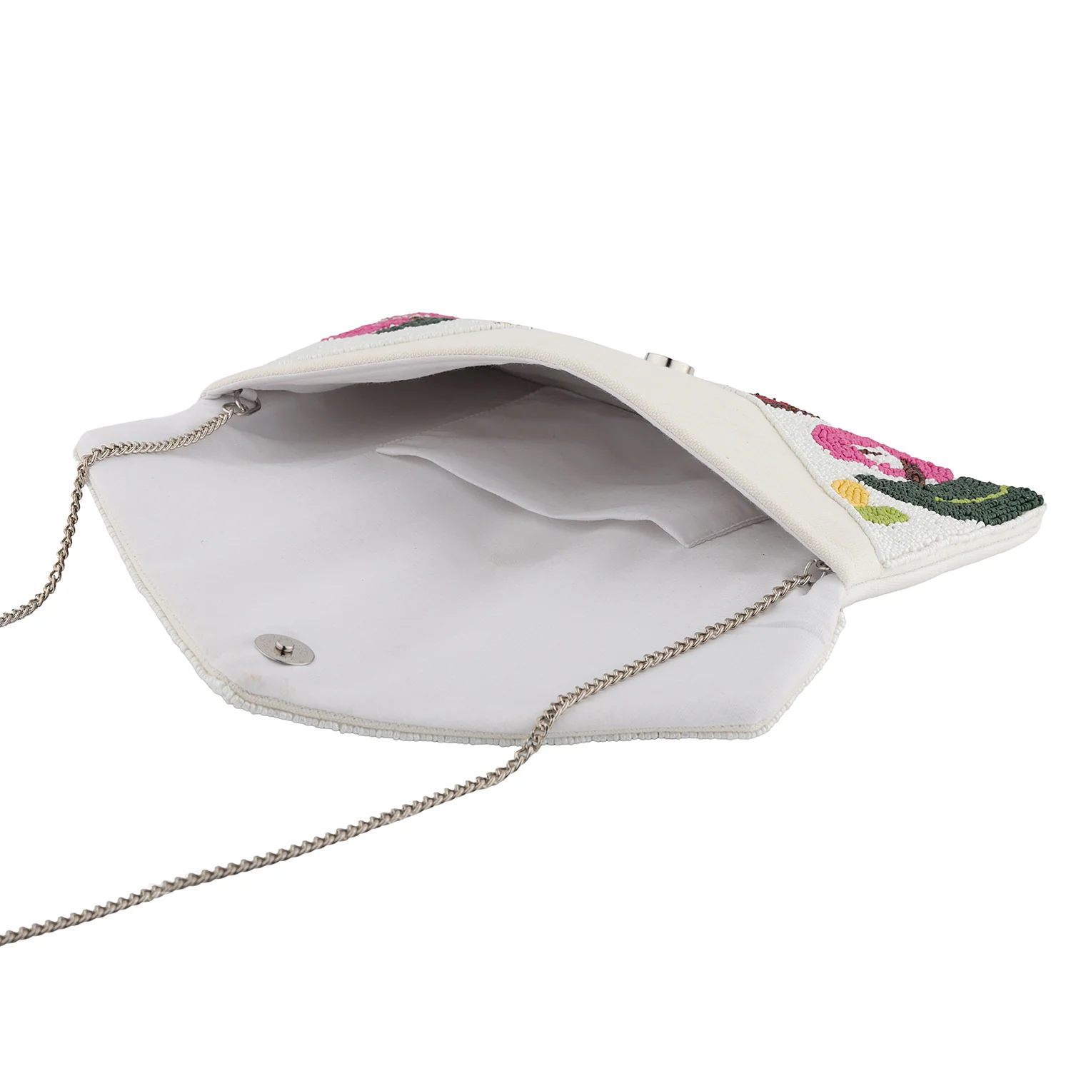 Garden Muse Beaded Clutch Bag - Image 4