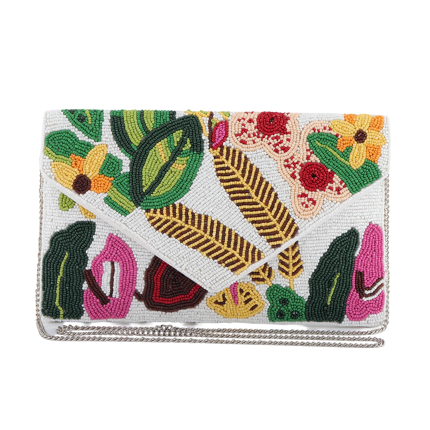Garden Muse Beaded Clutch Bag - Image 8