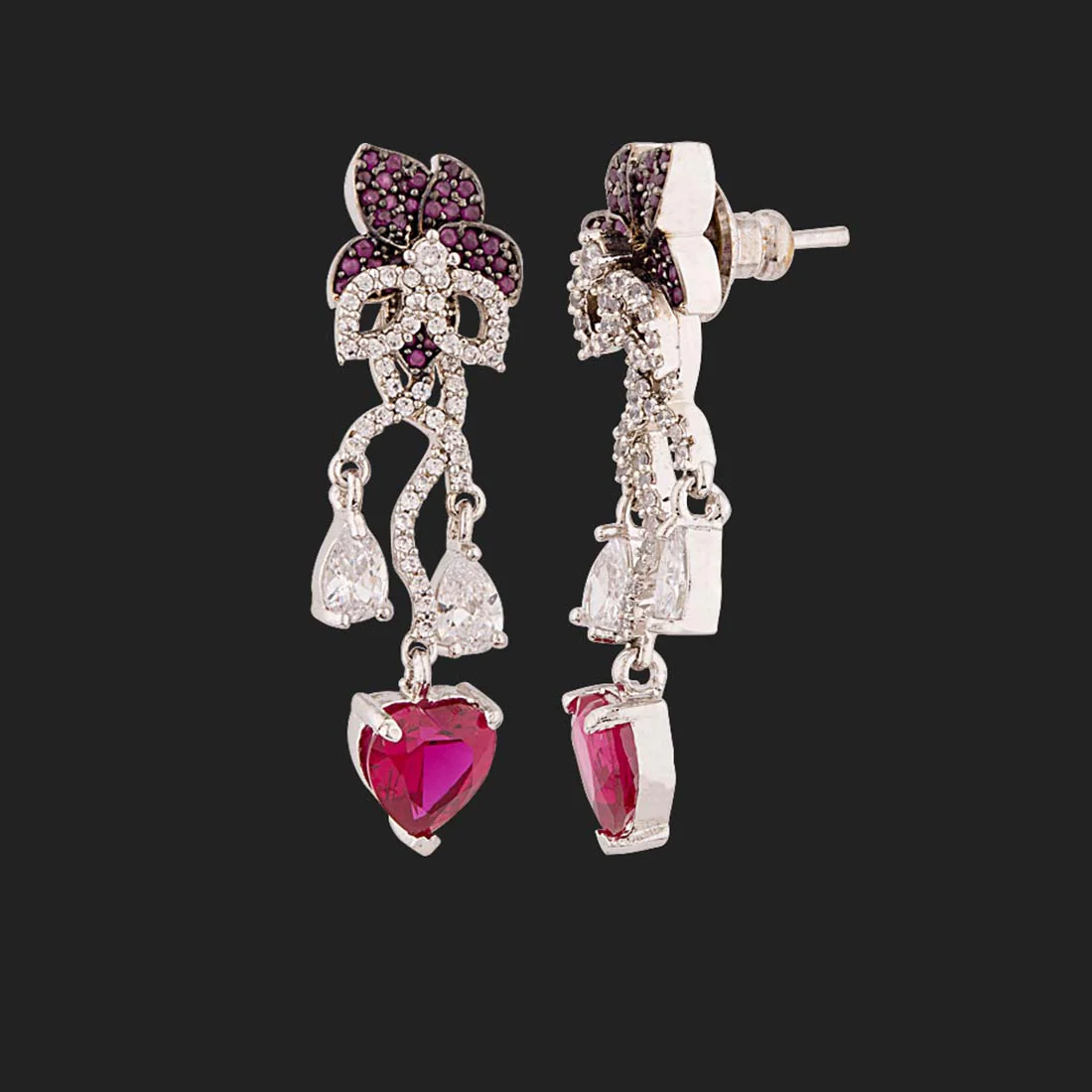 Garden of Eden Floral Earrings - Image 4