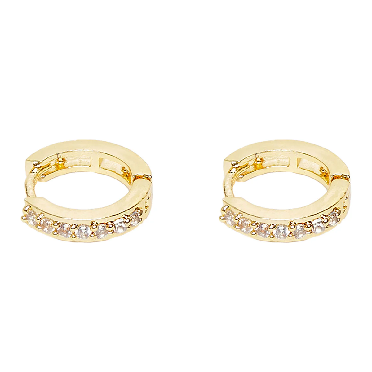 Gem Chic Gold Plated Earrings - Image 3
