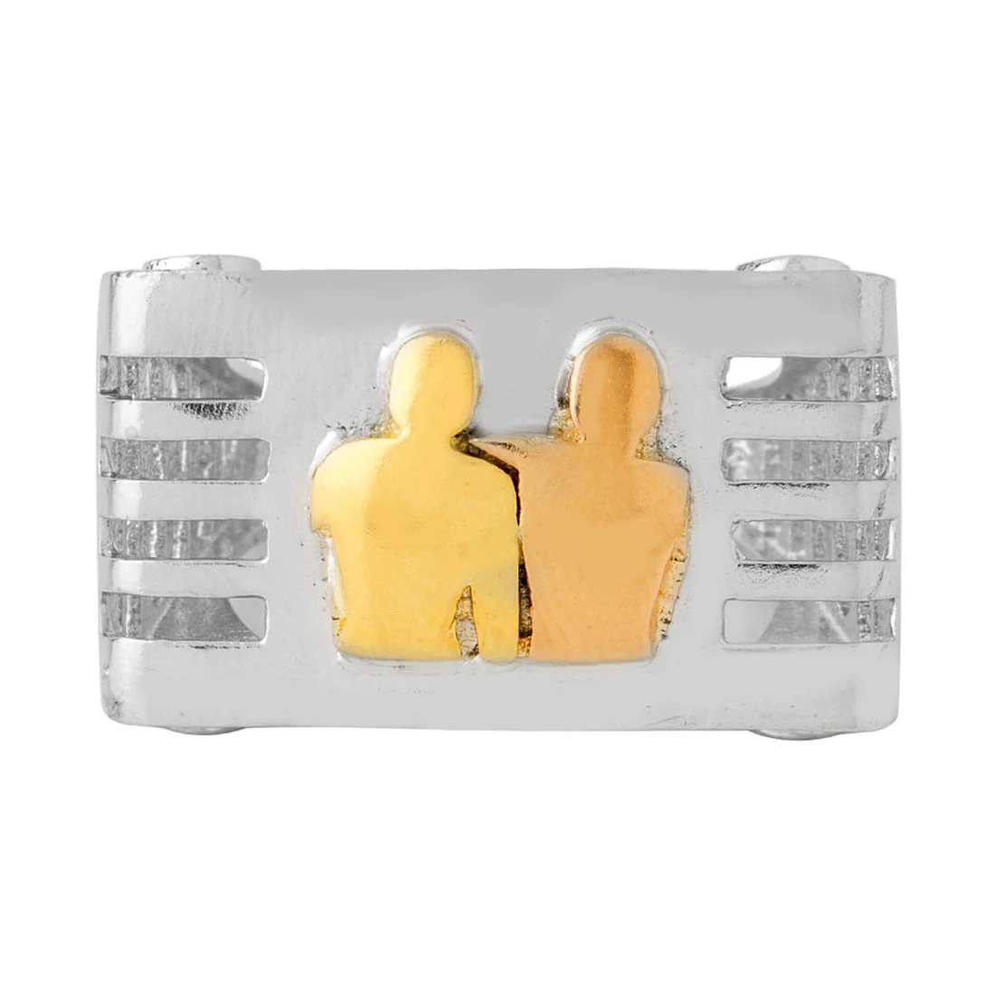 Gemini Rashi Symbol Designed Ring For Men - Image 3