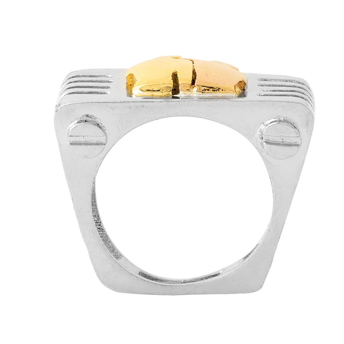 Gemini Rashi Symbol Designed Ring For Men - Image 4