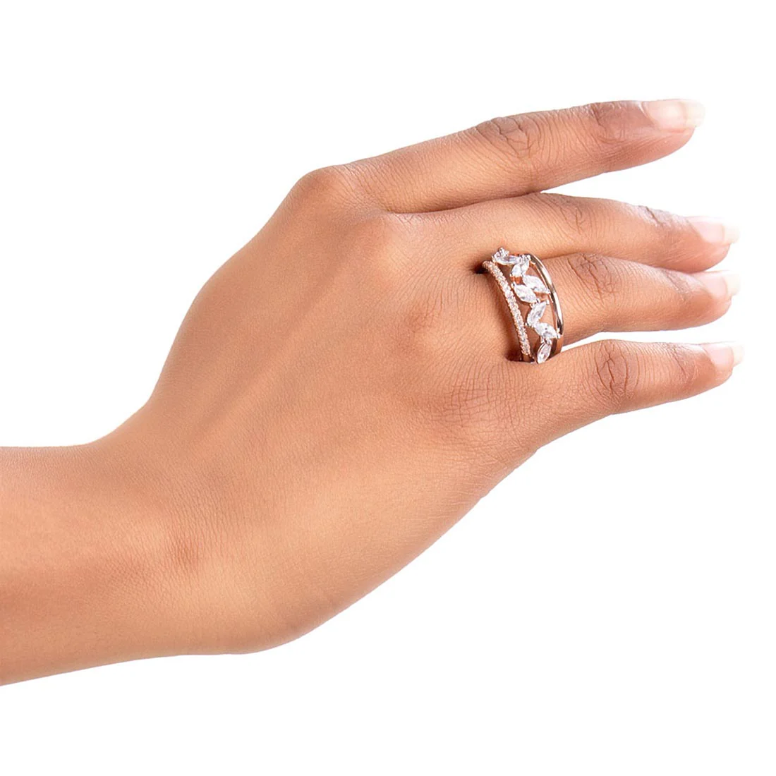 Gems Adorned Band Ring - Image 2