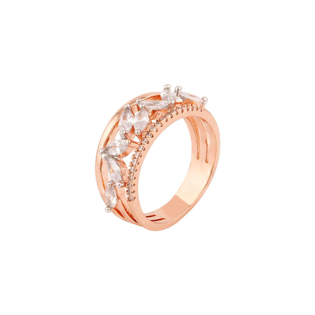 Gems Adorned Band Ring - Image 3