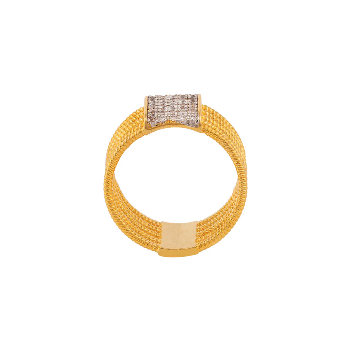 Gems Adorned Band Style Ring - Image 4