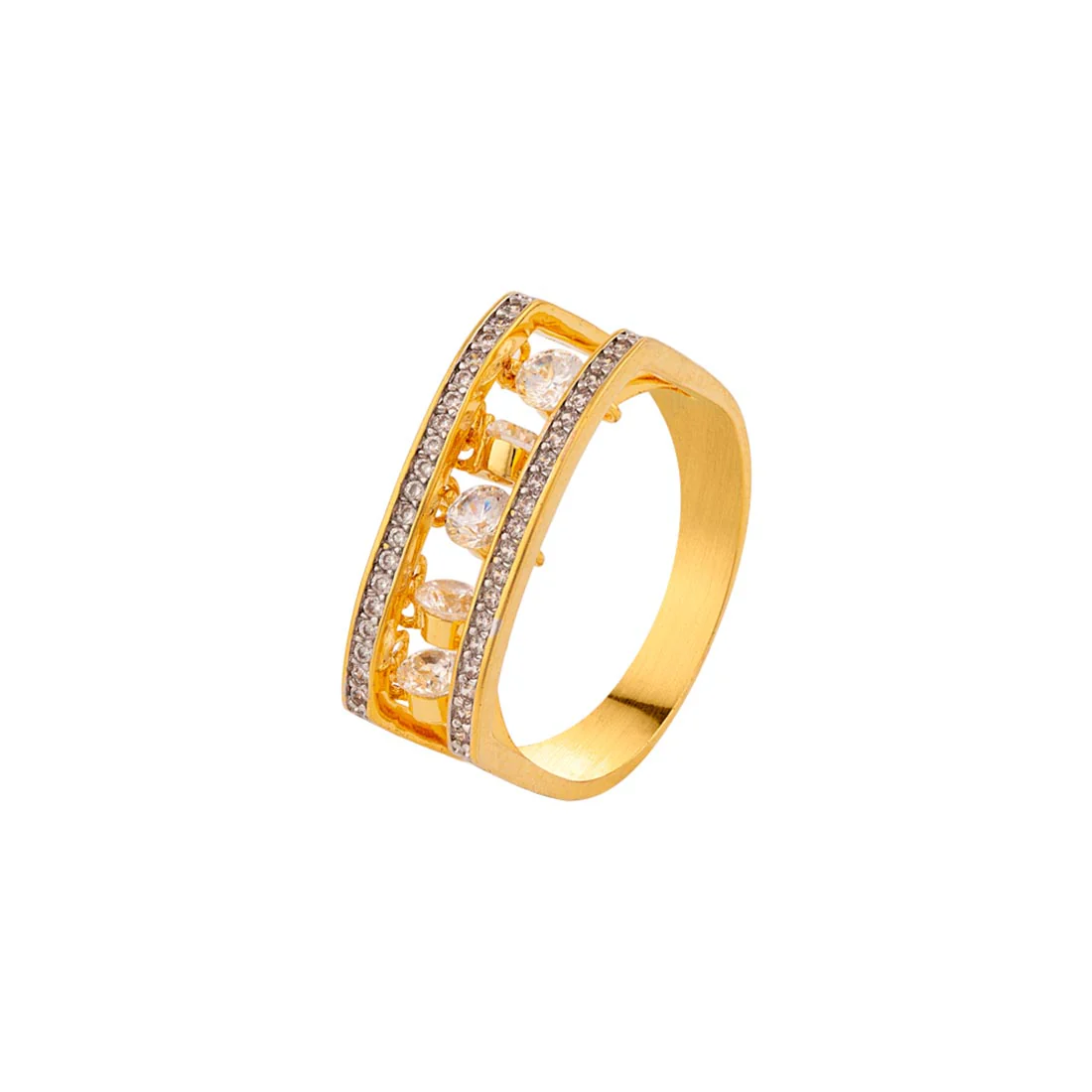 Gems Embellished Square Ring - Image 3