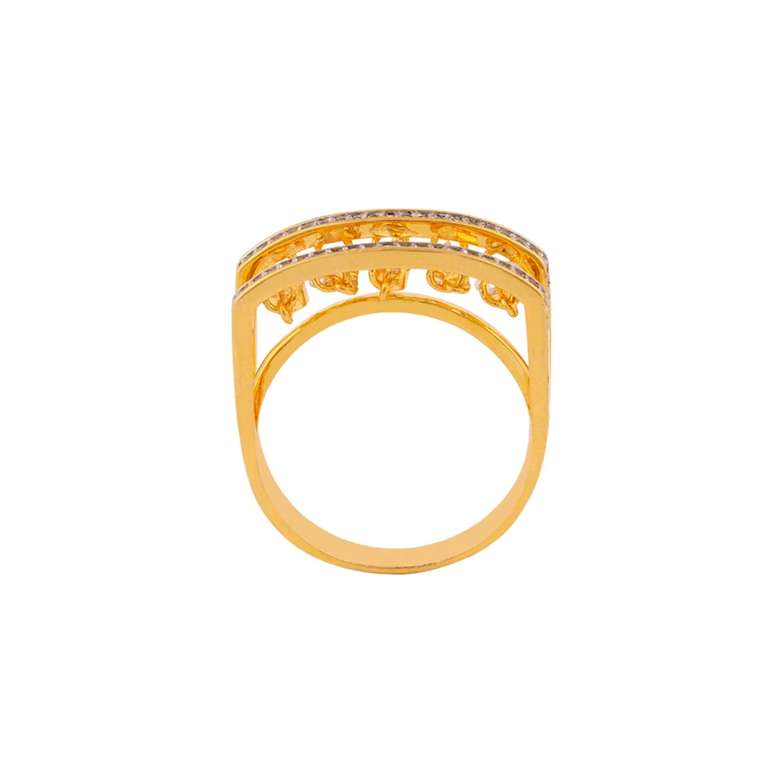 Gems Embellished Square Ring - Image 4