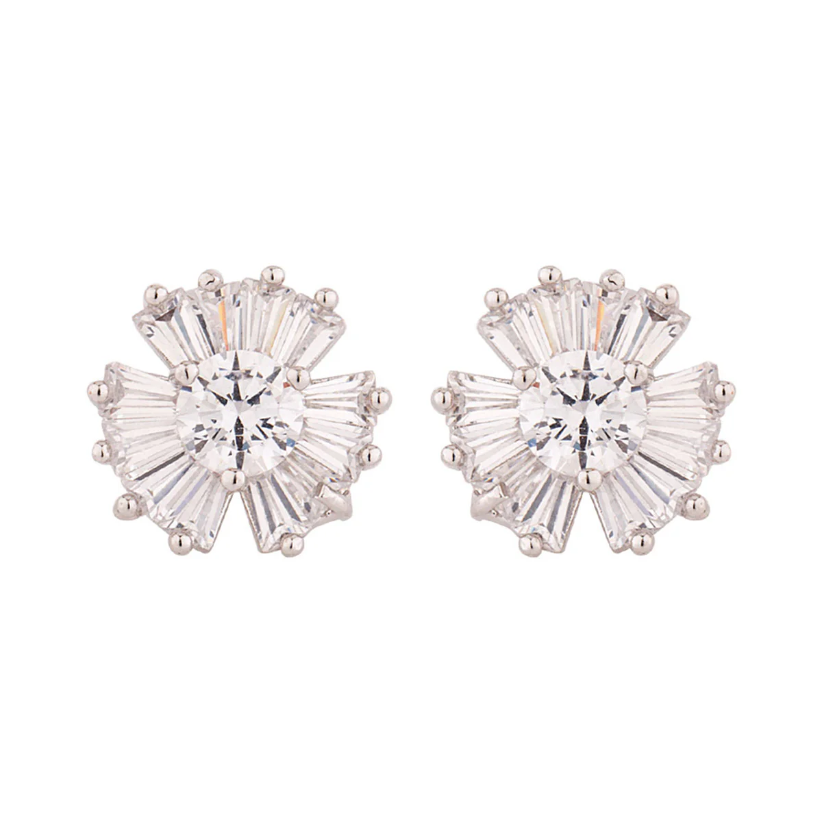 Gemstones Embellished Stud Style Earrings - Image 3