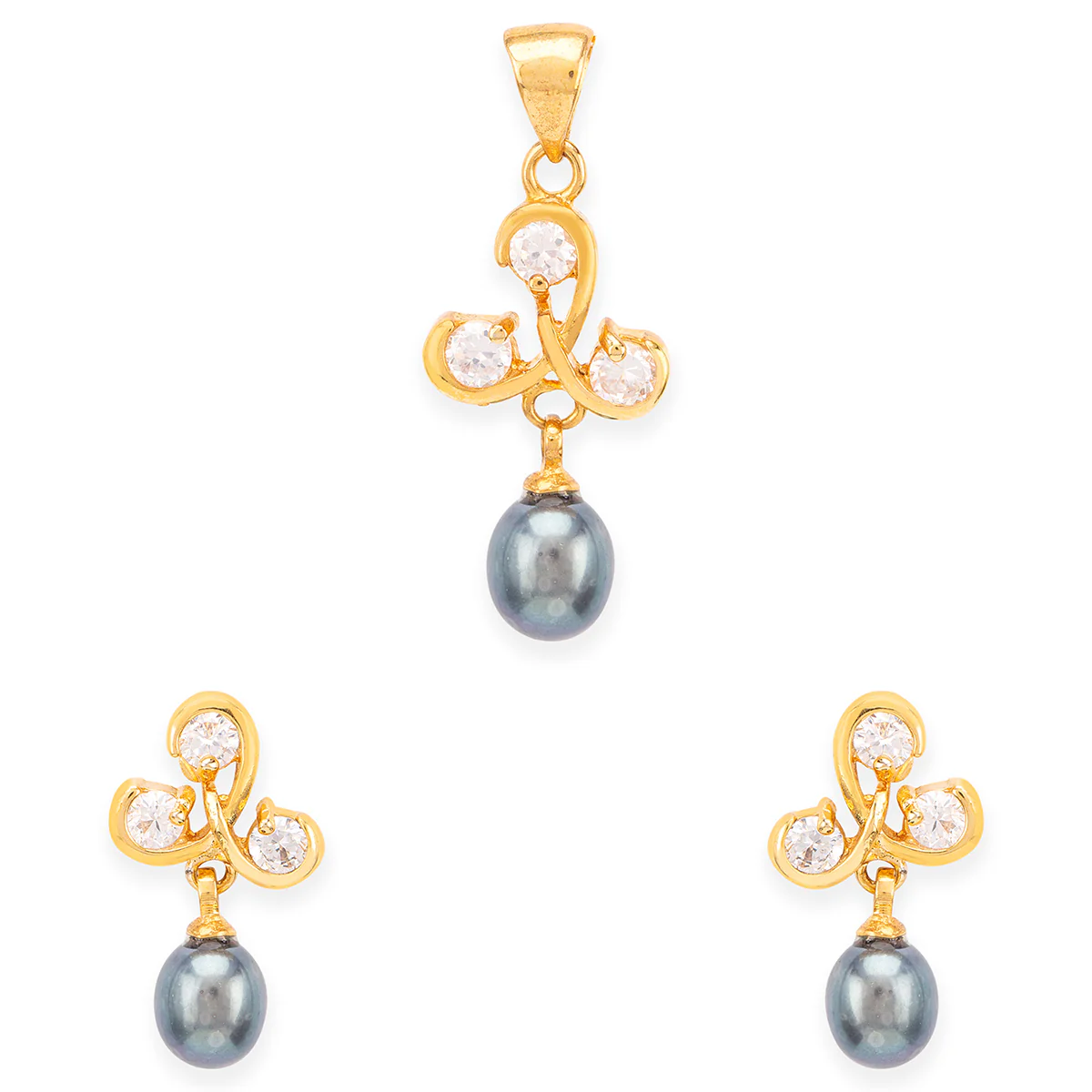 Generic Black Drop Pendant Set - Image 3