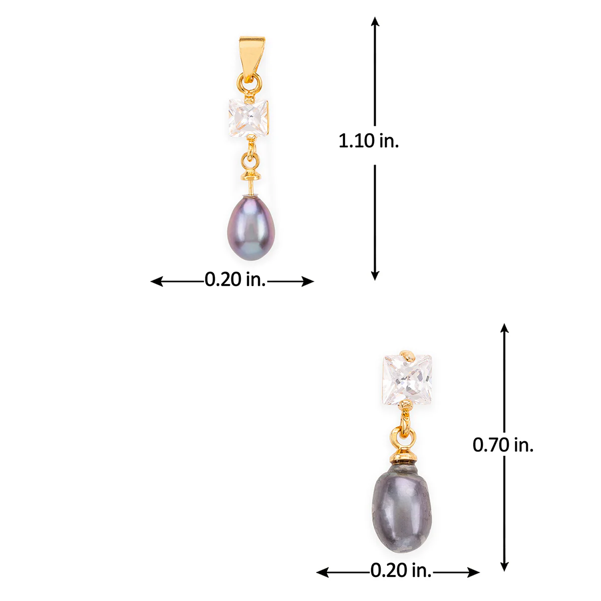 Generic Blue Teardrop Pendant Set - Image 6