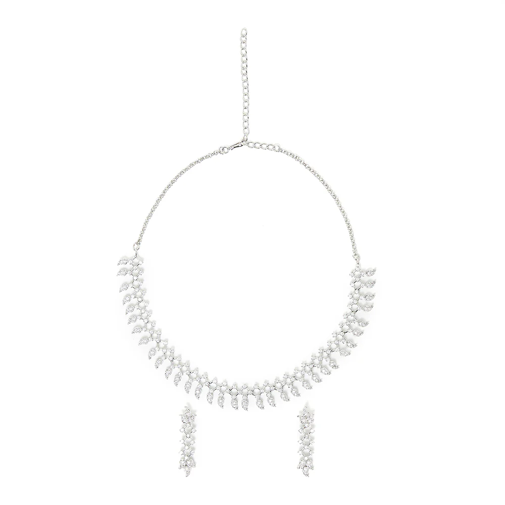 Generic Charming Leafy Necklace Set - Image 3