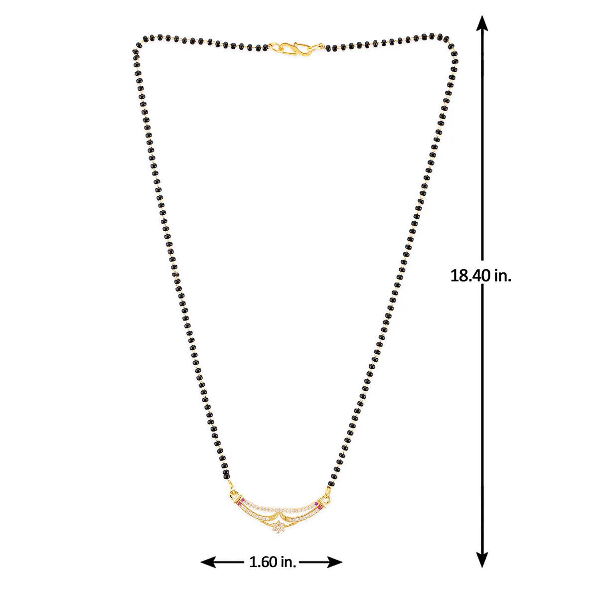 Generic CZ Brass Mangalsutra - Image 5