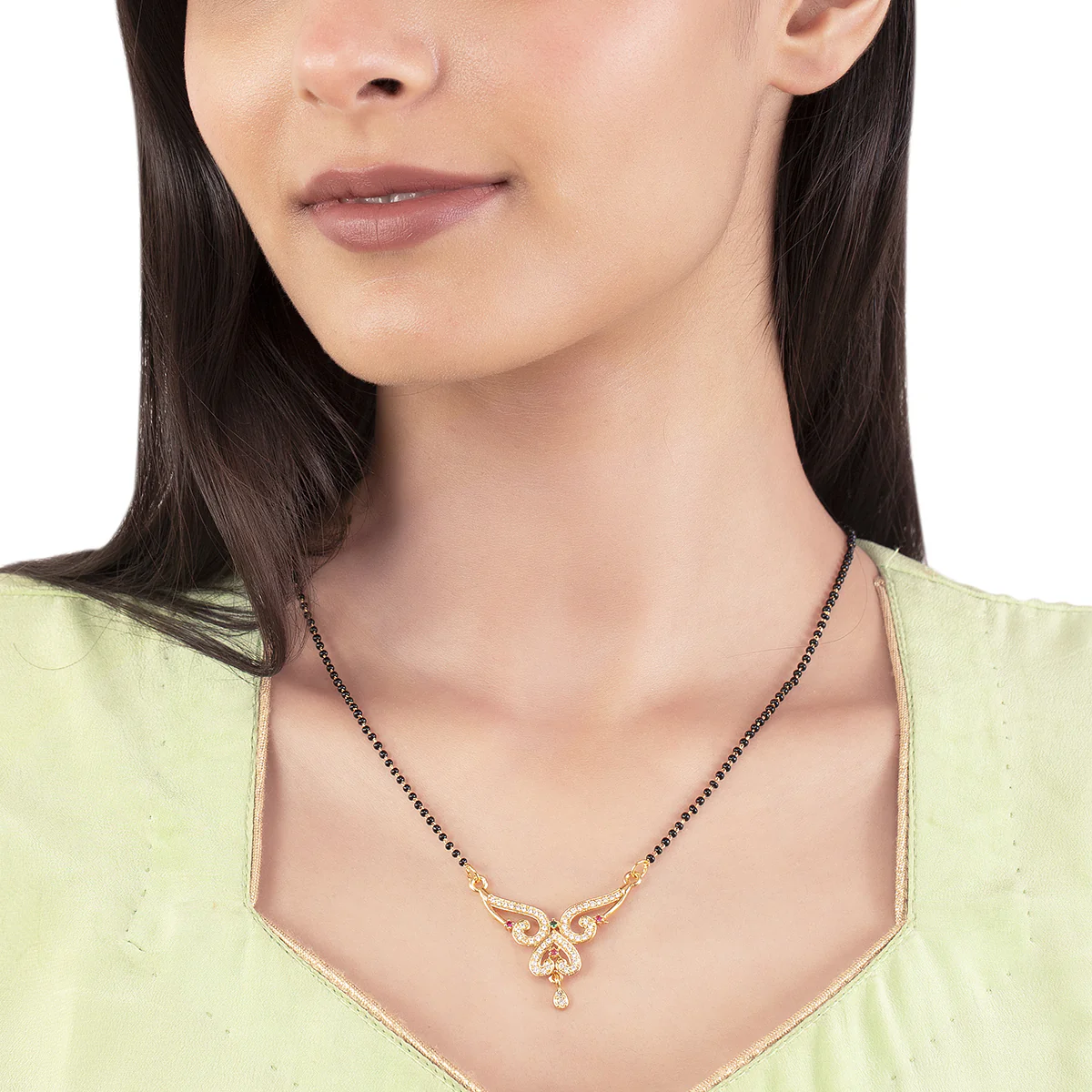 Generic CZ Studded Designer Mangalsutra - Image 2
