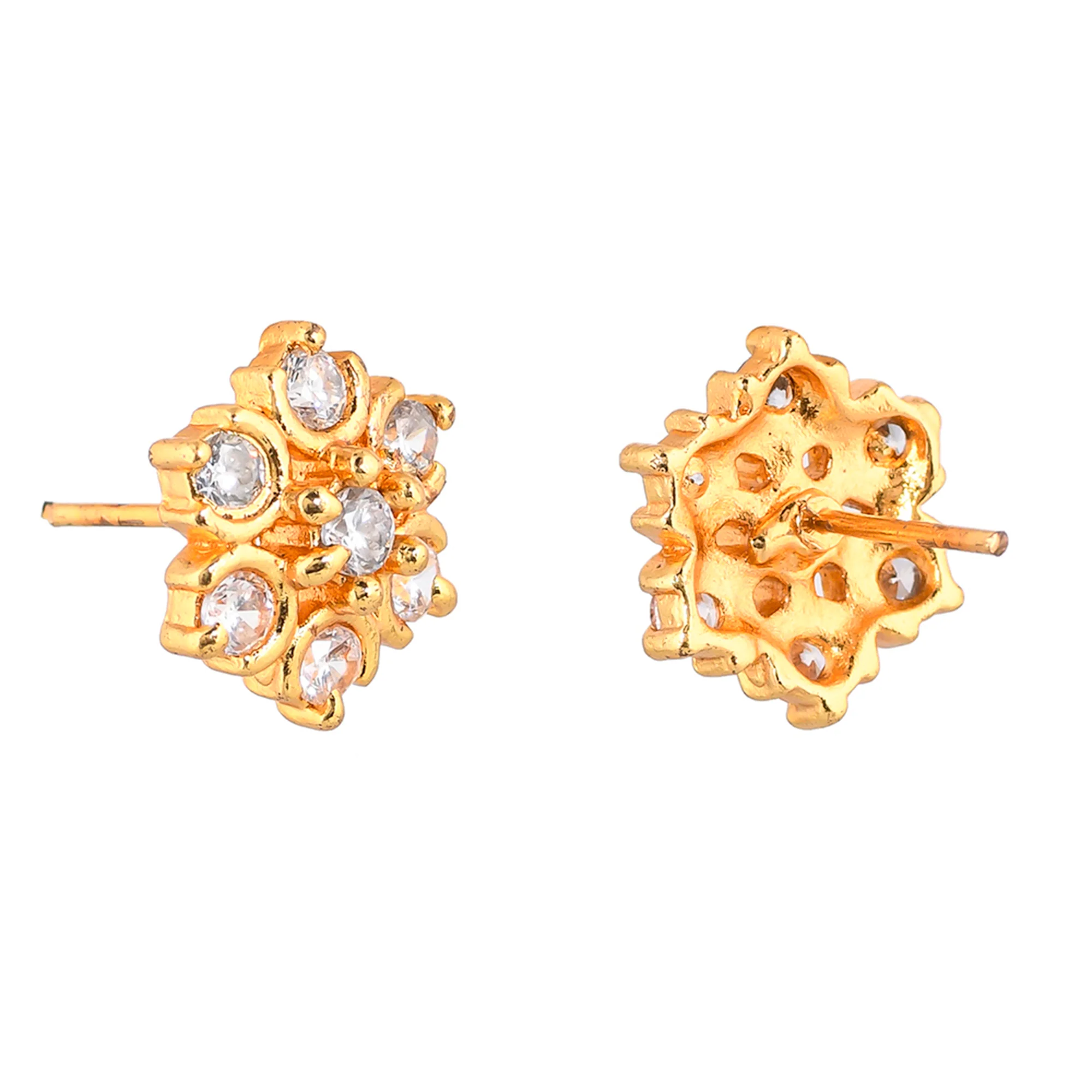 Sparkling Essentials Floral Stud Earrings - Image 5
