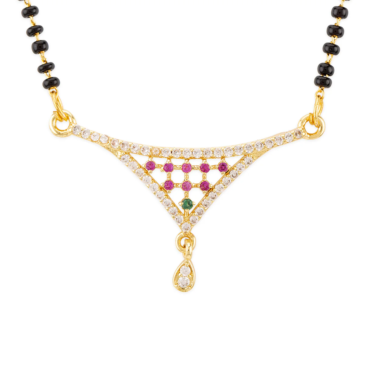 Generic Geometric CZ Mangalsutra - Image 3