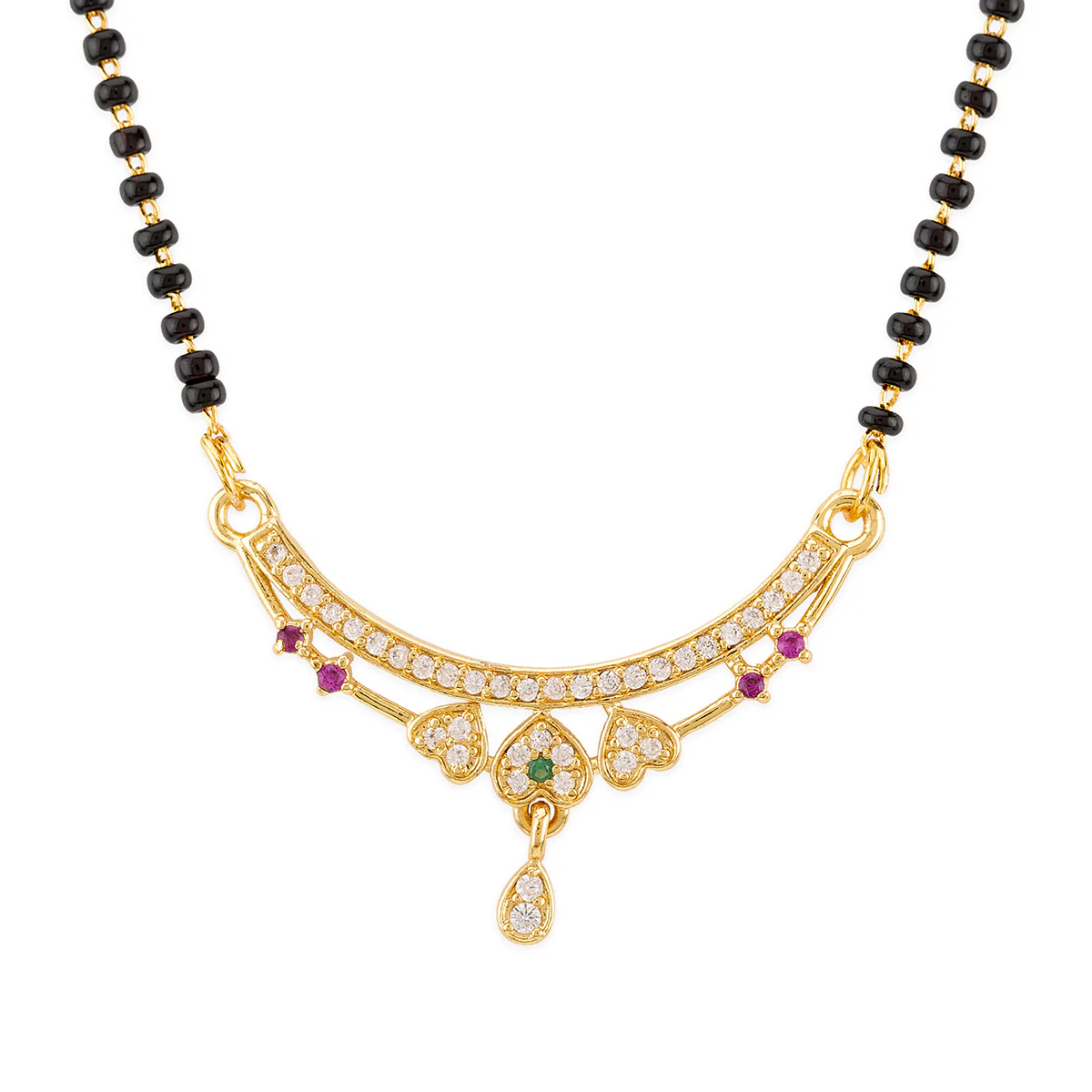 Generic Glittery CZ Mangalsutra - Image 3