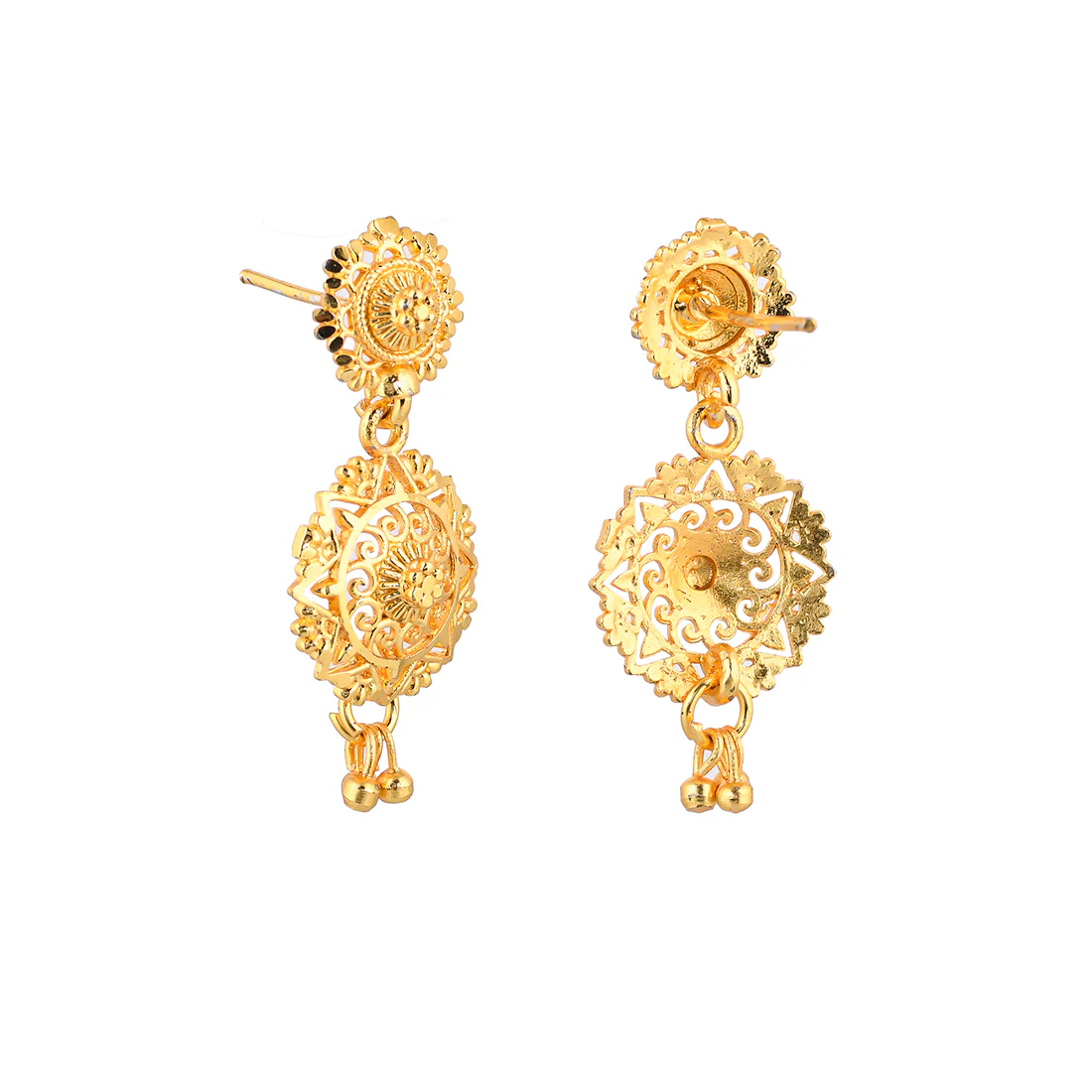 Generic Gold Plated Traditional Earrings - Image 5