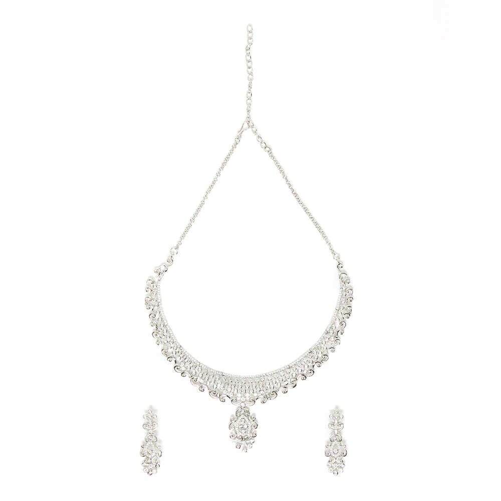 Sparkling Elegance Luxury CZ Necklace Set - Image 4