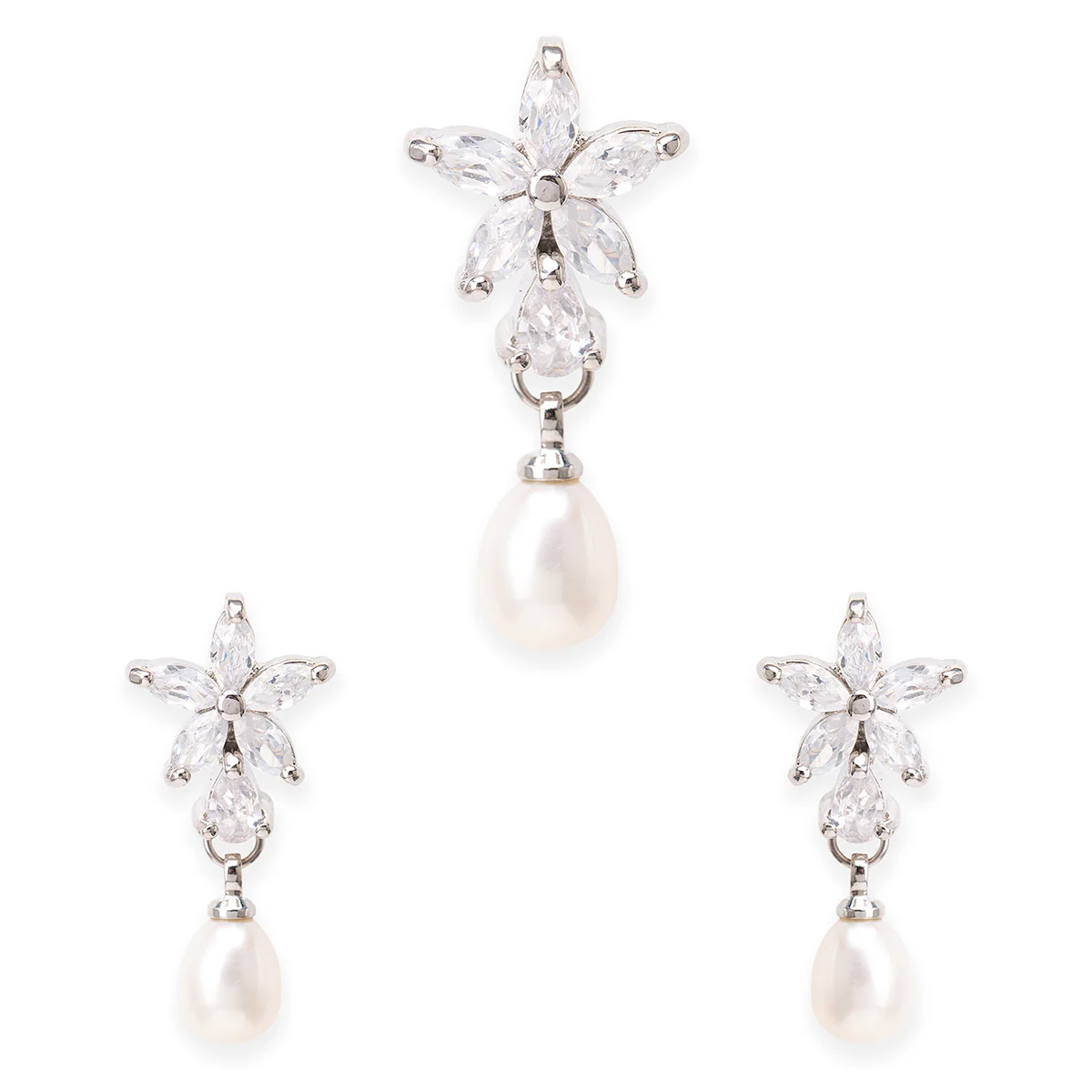 Generic Pearl Drop Pendant Set - Image 3