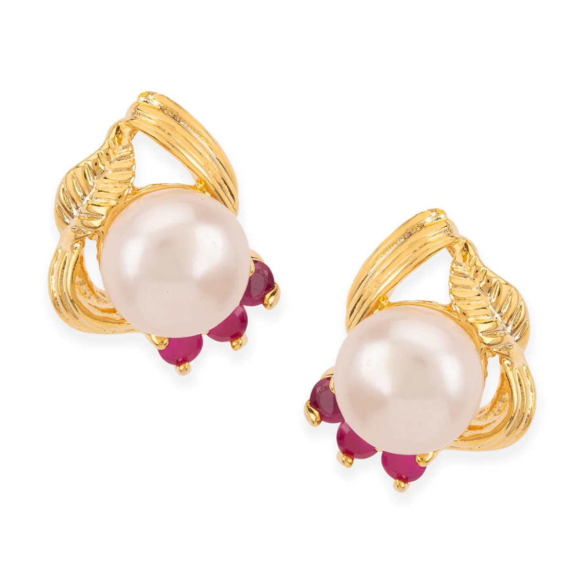 Generic Pearl Studded Pendant Set - Image 4