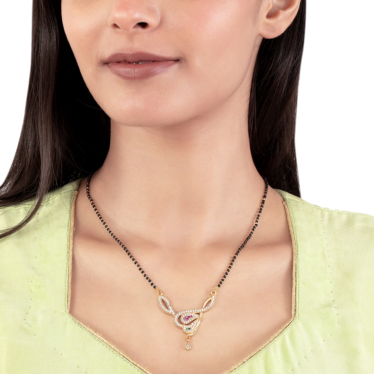 Generic Radiant CZ Mangalsutra - Image 2