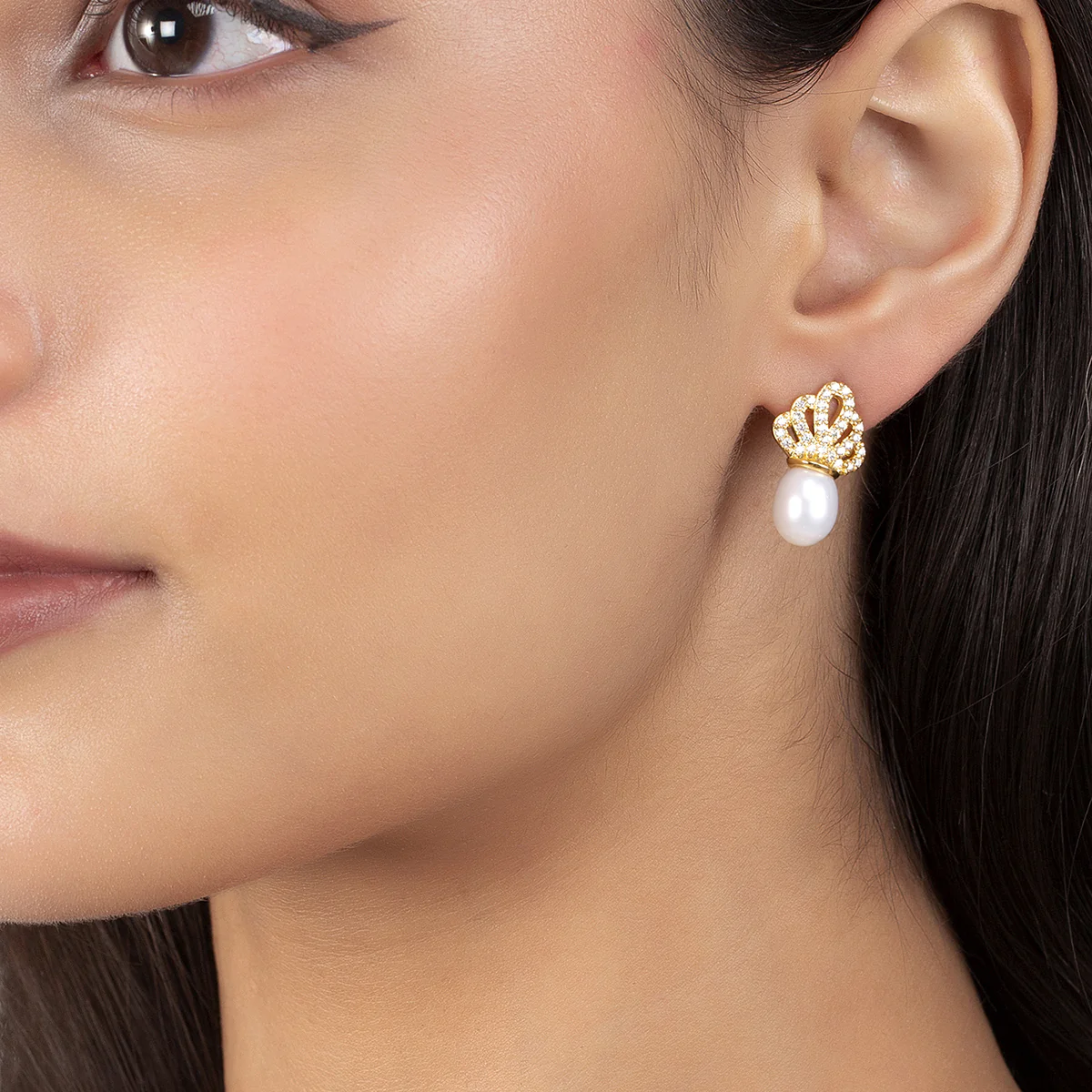 Generic Rich Gold Plated Earrings - Image 2