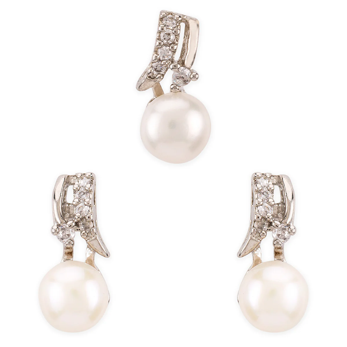 Generic Silver Plated Pendant Set - Image 3