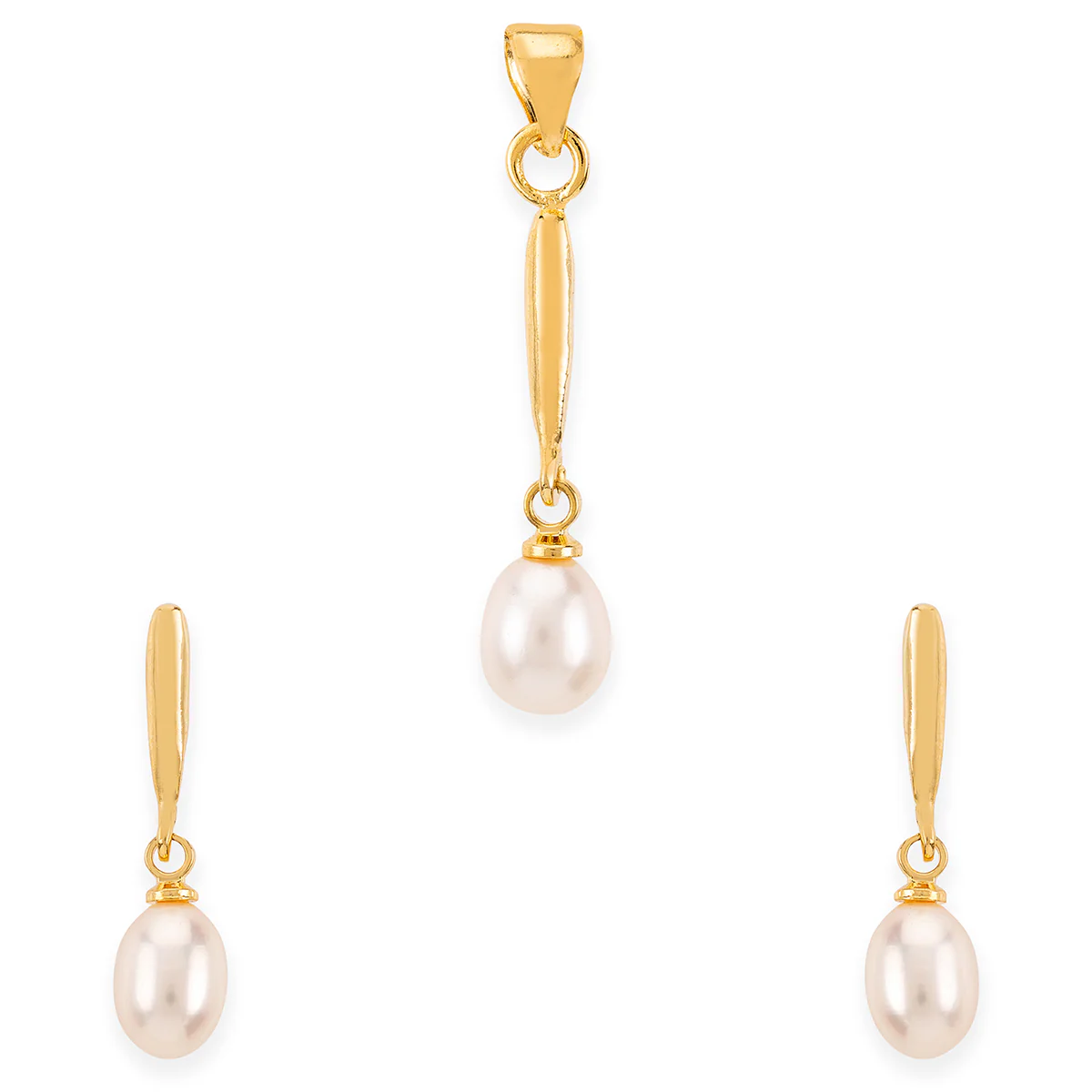 Generic Sleek Pearl Pendant Set - Image 3
