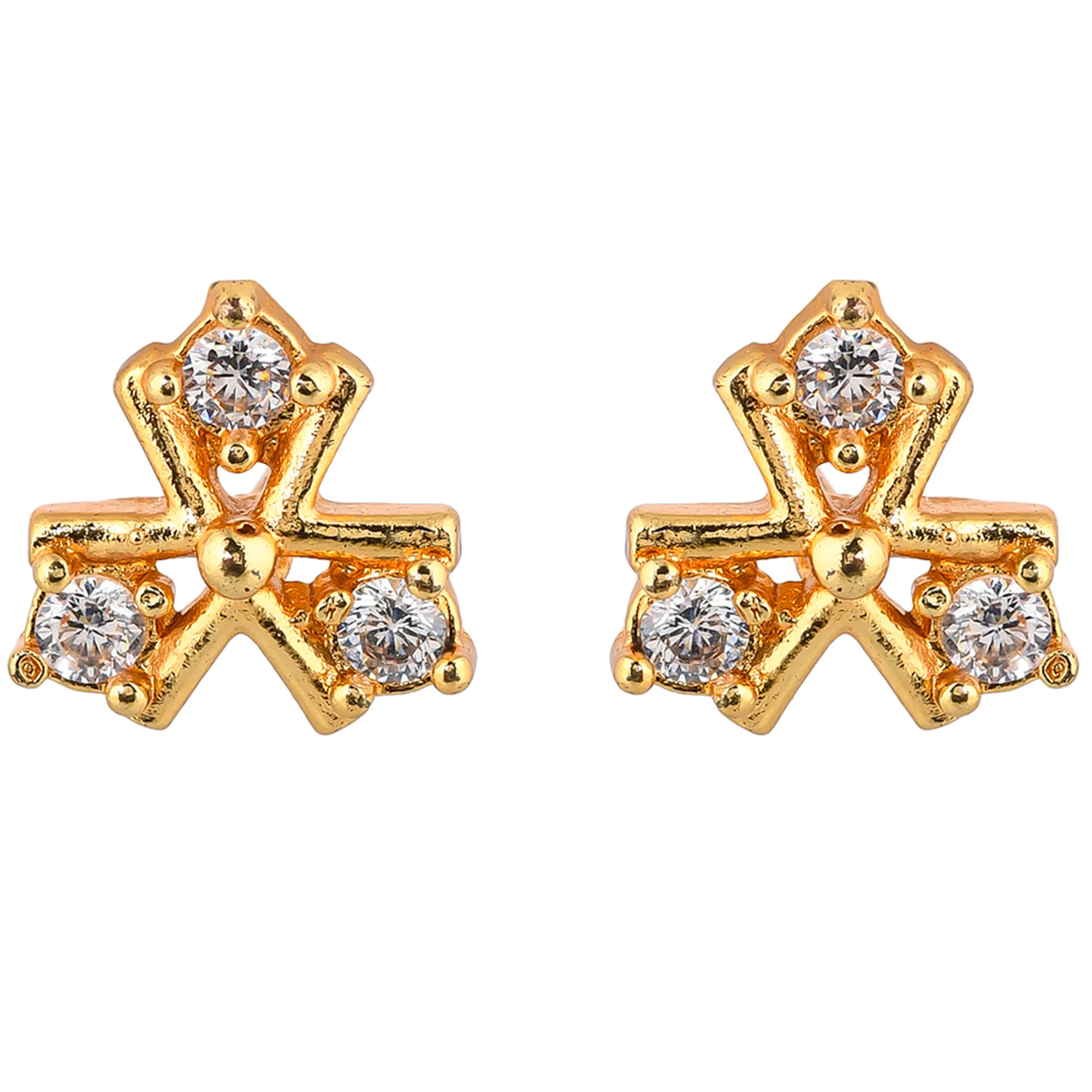 Pearl Essentials Starfish Motif Traditional Stud Earrings - Image 3
