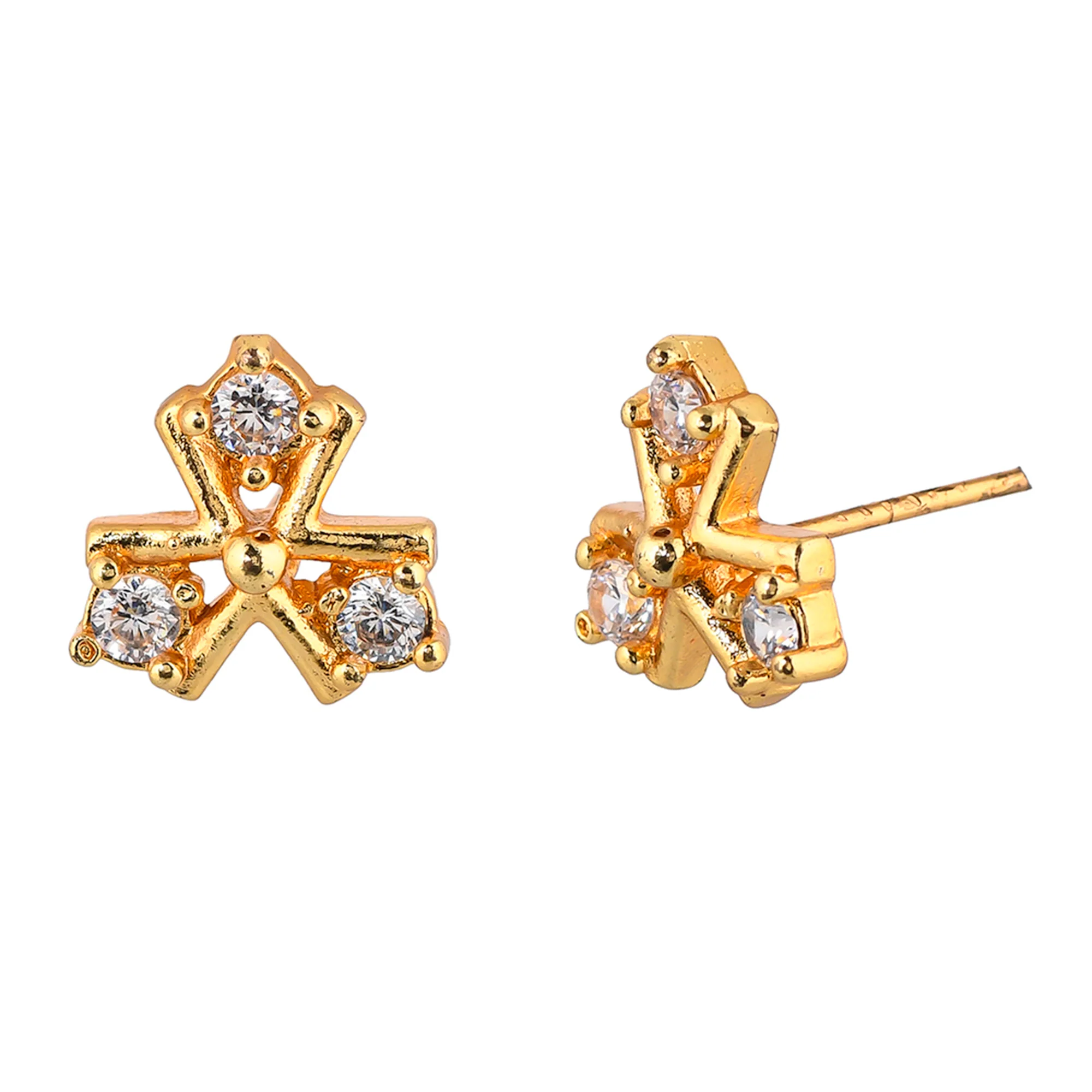 Pearl Essentials Starfish Motif Traditional Stud Earrings - Image 4